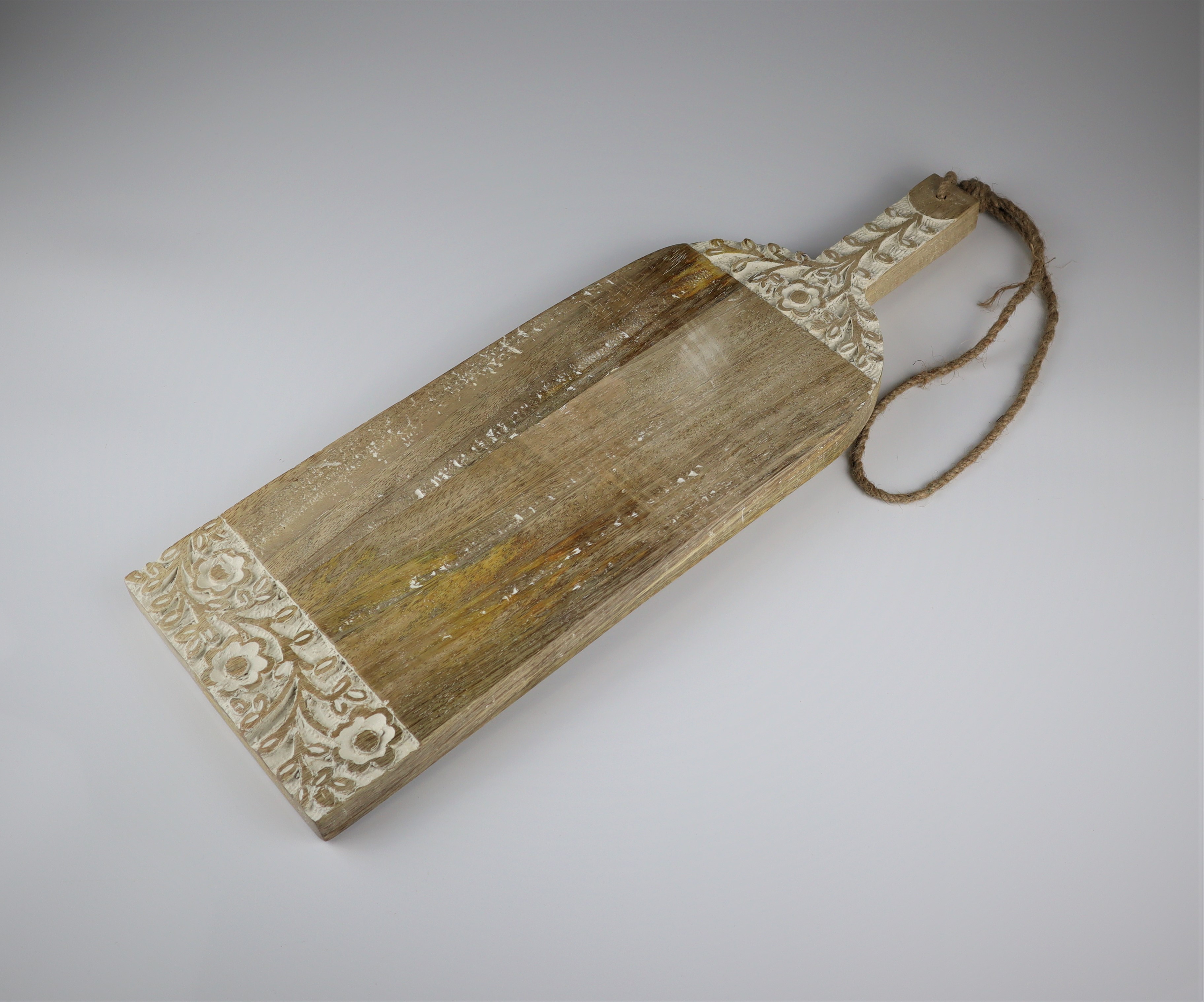 AM Design Servierbrett "aus Holz, 17x50 cm" ideal zum Schneiden, Servieren und stilvollen Präsentieren