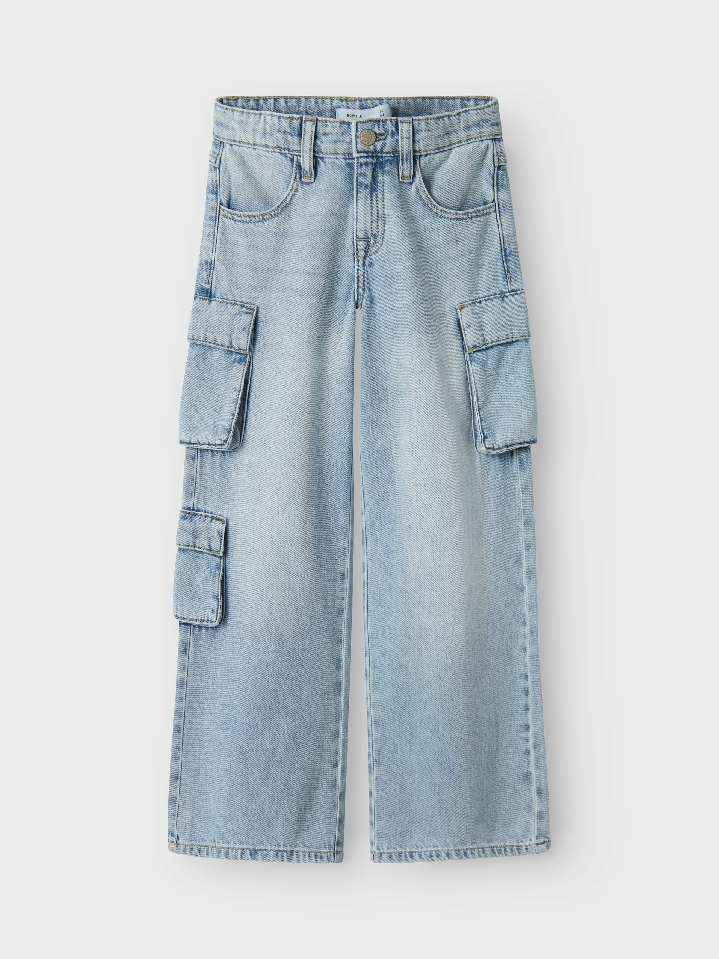 Thumbnail - Name It Weite Jeans "NKFBELLA WIDE CARGO JEANS 8772-BE NOOS"