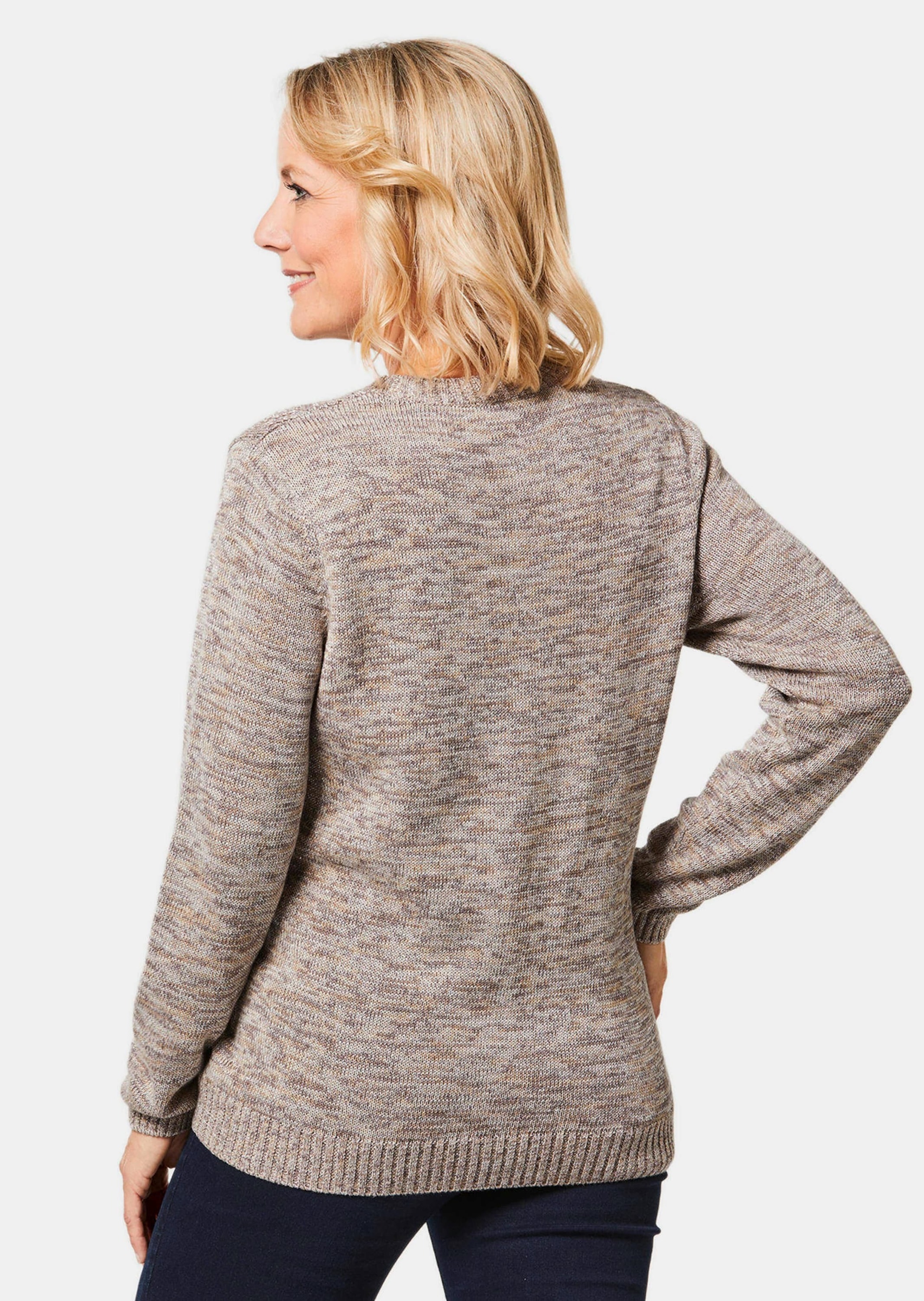 GOLDNER Strickpullover »Pullover Pullover mit Glanzgarn«
