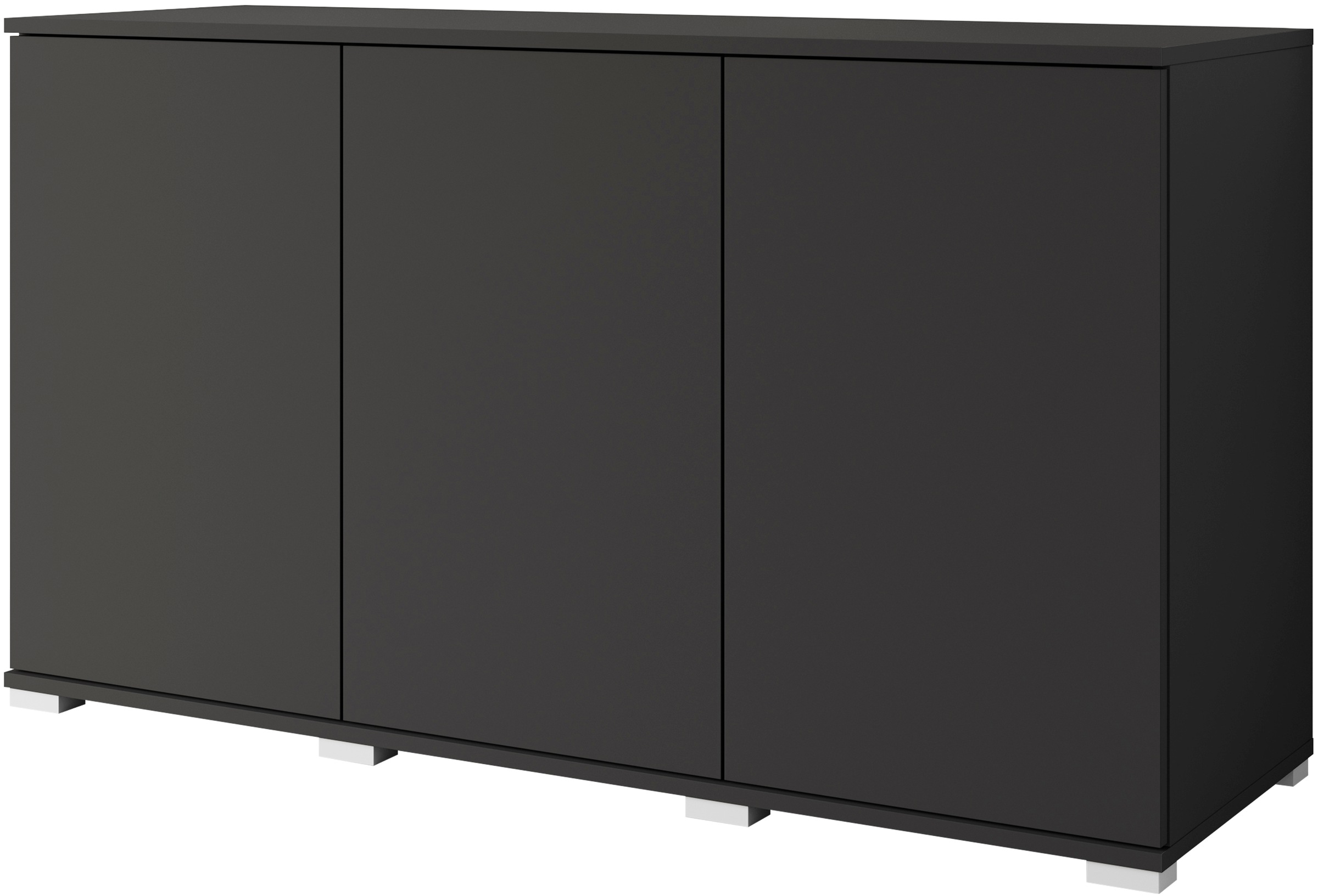 INOSIGN Sideboard »Kenia, moderne grifflose Kommode mit 3 Türen, Breite 120 cm«, (1 St.), Push-to-Open-Fronten, höhenverstellbaren Einlegeböden