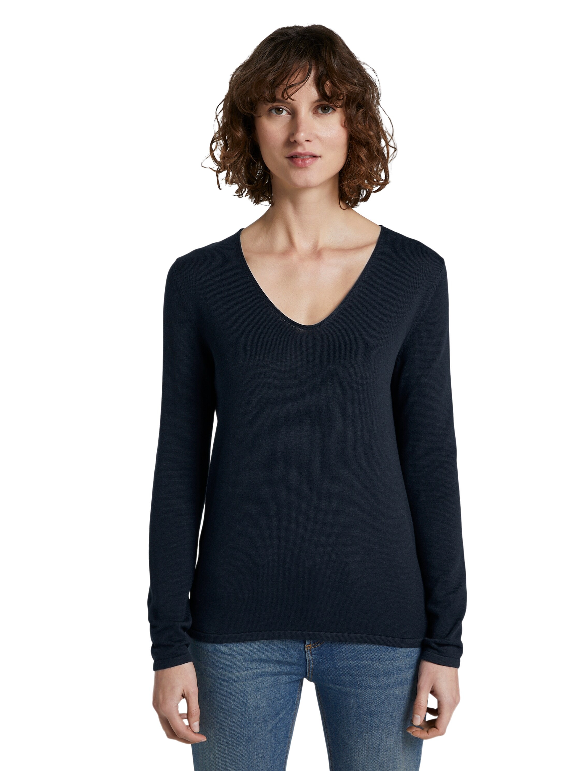 TOM TAILOR V-Ausschnitt-Pullover günstig online kaufen