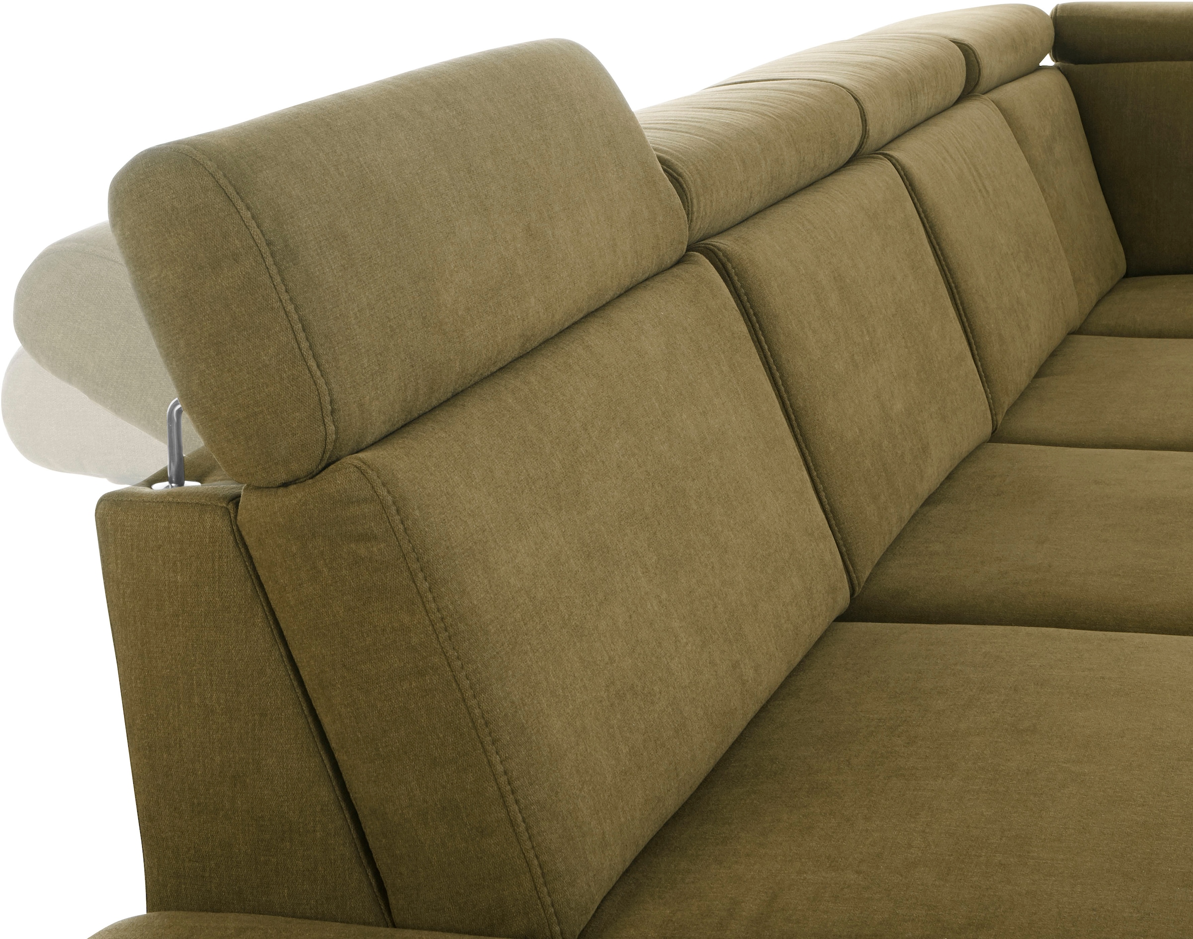 sit&more Wohnlandschaft »Brisbane U-Form« Fußhöhe 15 cm, inklusive Sitztiefen-, Armteil- und Kopfteilverstellung