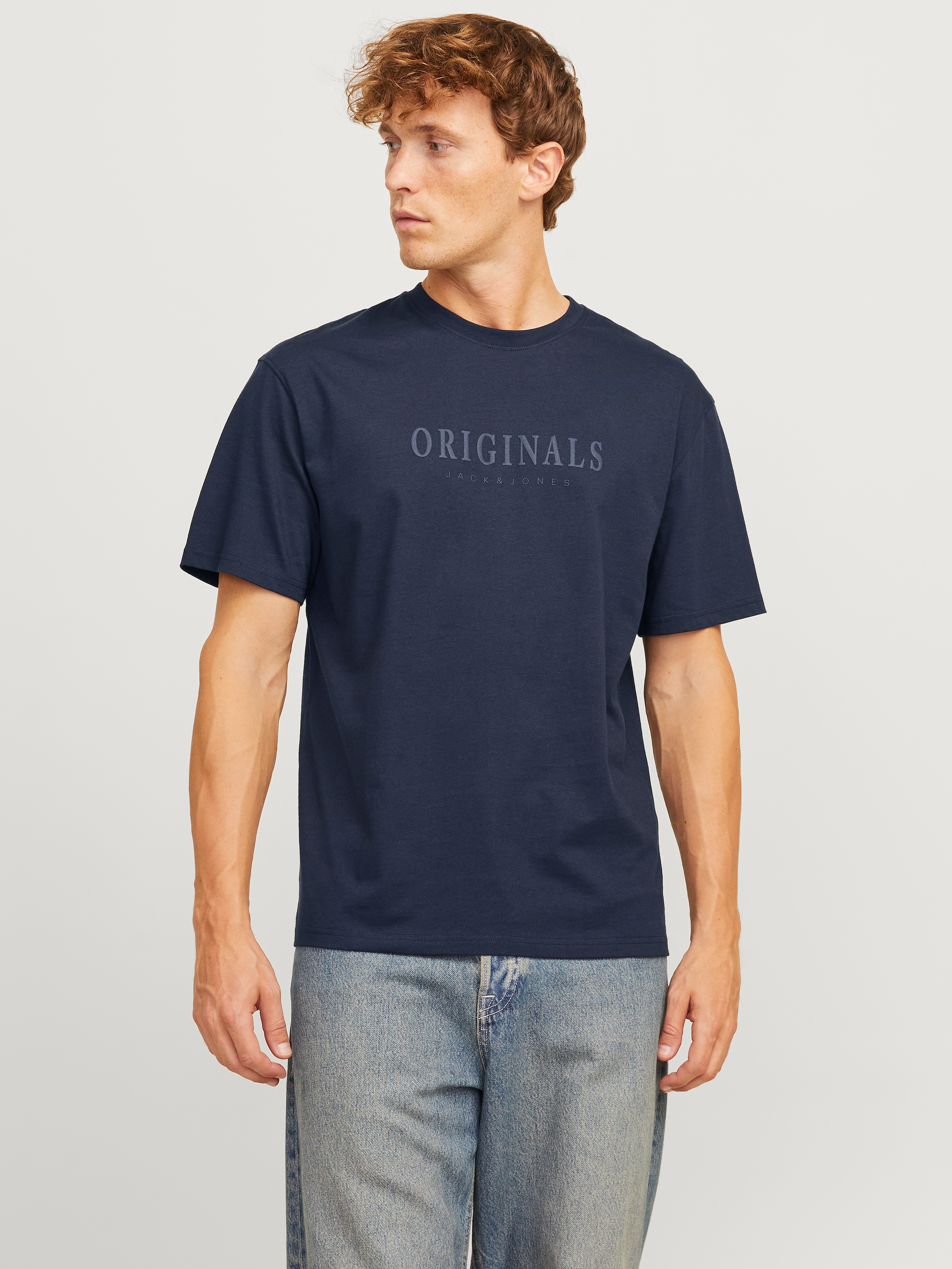 Jack & Jones Rundhalsshirt "JORFREDERIKSBERG TEE SS CREW NECK NOOS"