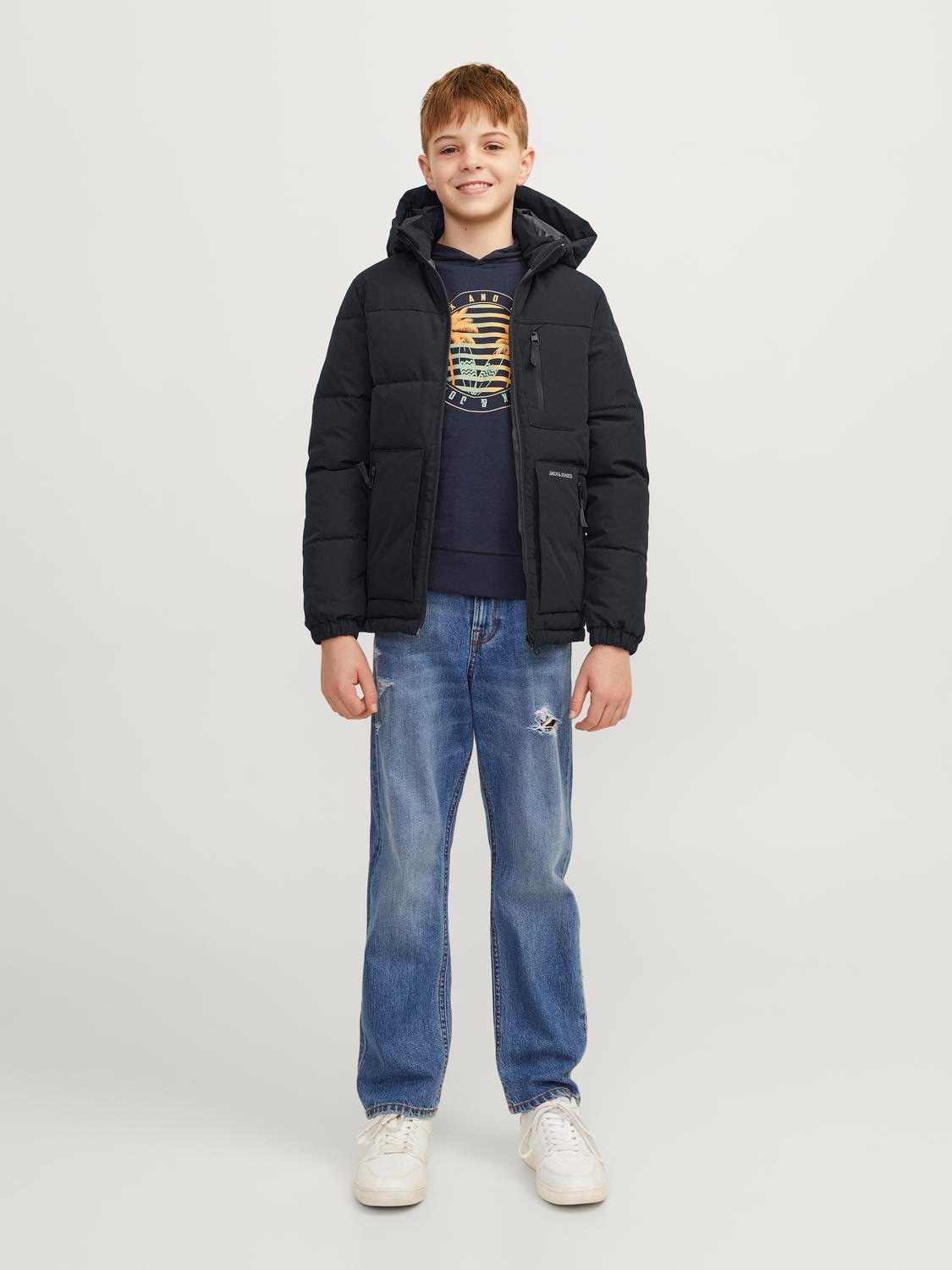 Jack & Jones Junior Steppjacke »JJEOTTO PUFFER JACKET SN JNR«, mit Kapuze