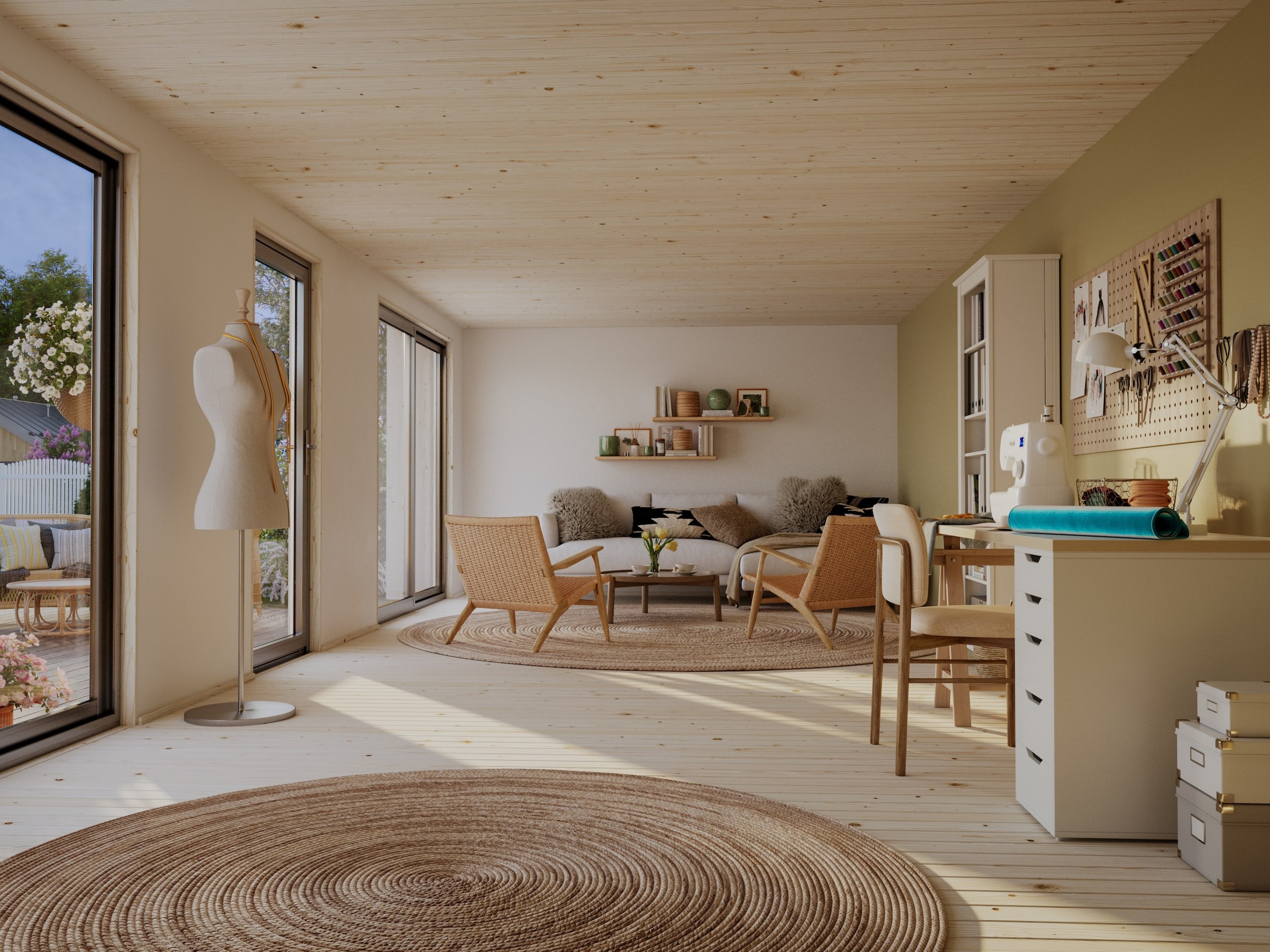 Palmako Gartenhaus »Rebekka 31,8 m²«
