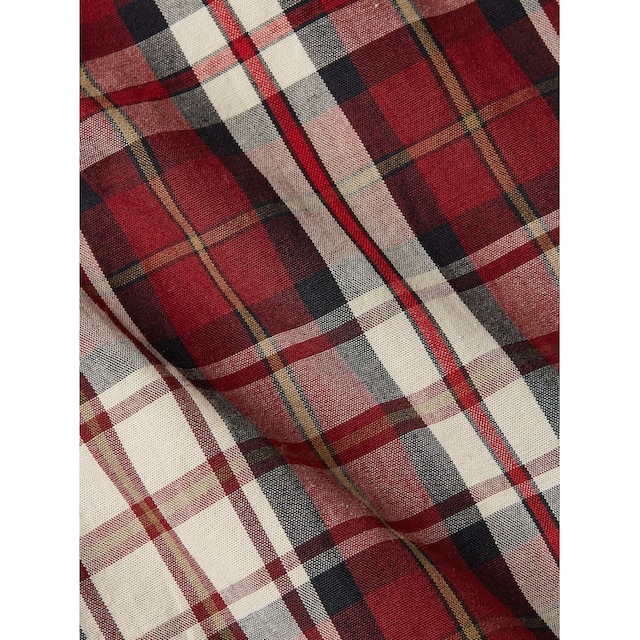 Tommy Hilfiger Blusenkleid »TARTAN CO V-NECK SHIRT DRESS«, mit  2-Knopf-Manschetten für kaufen | BAUR