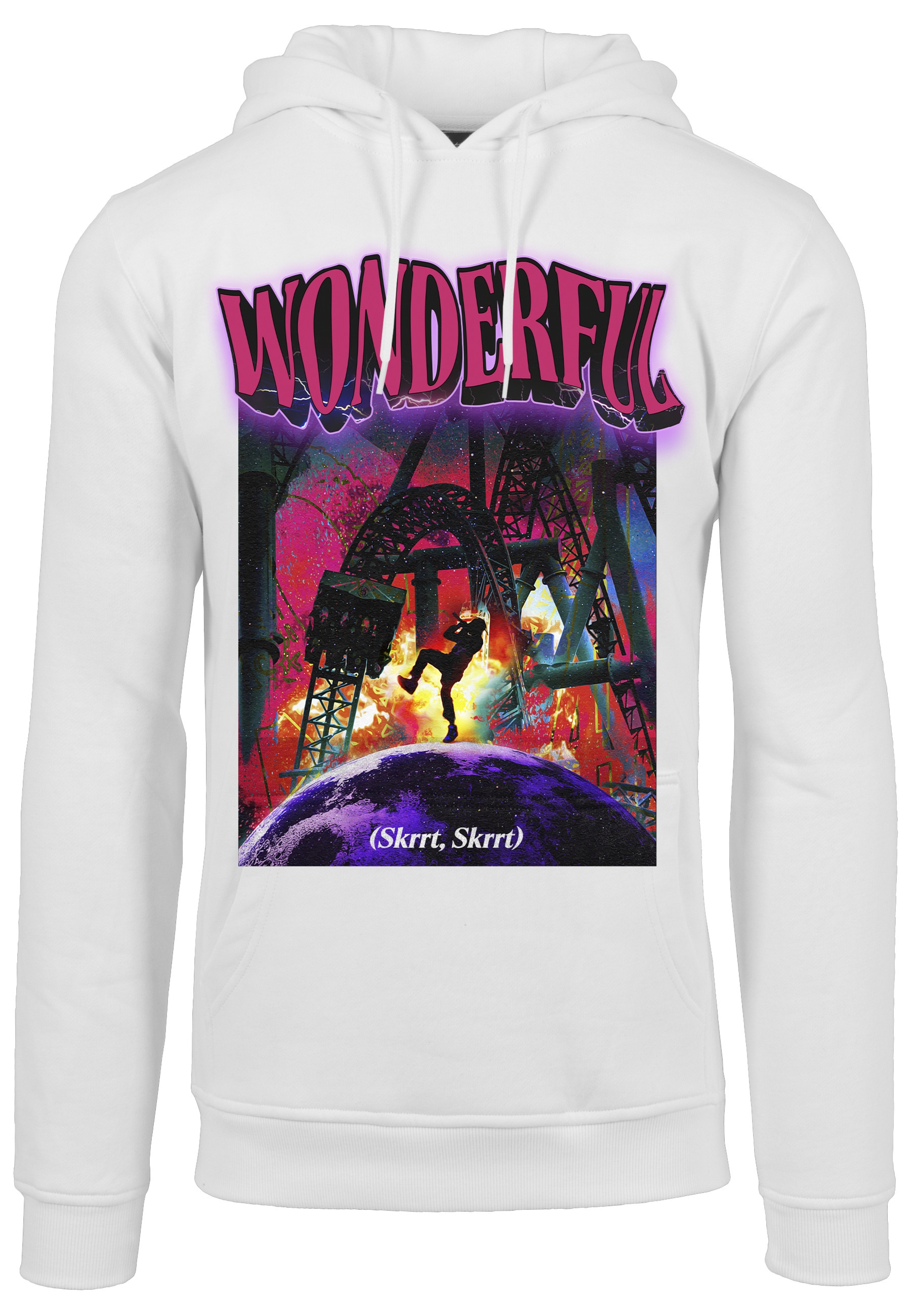 MisterTee Rundhalspullover "MisterTee Herren Wonderful Hoody" 1 Stk.