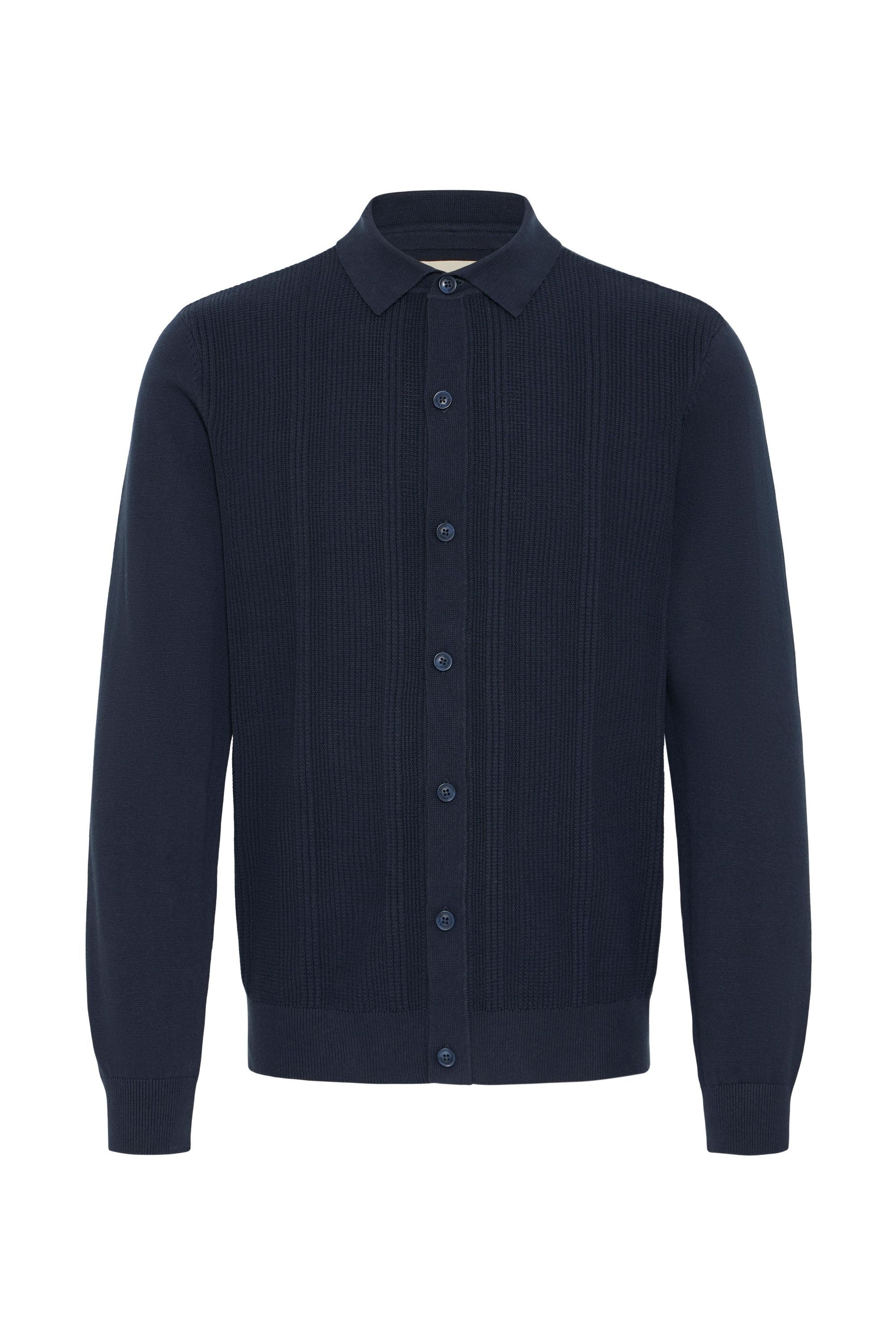 Blend Kurzarmshirt "BHBaron" Eleganter Feinstrick-Pullover mit Polo-Kragen günstig online kaufen