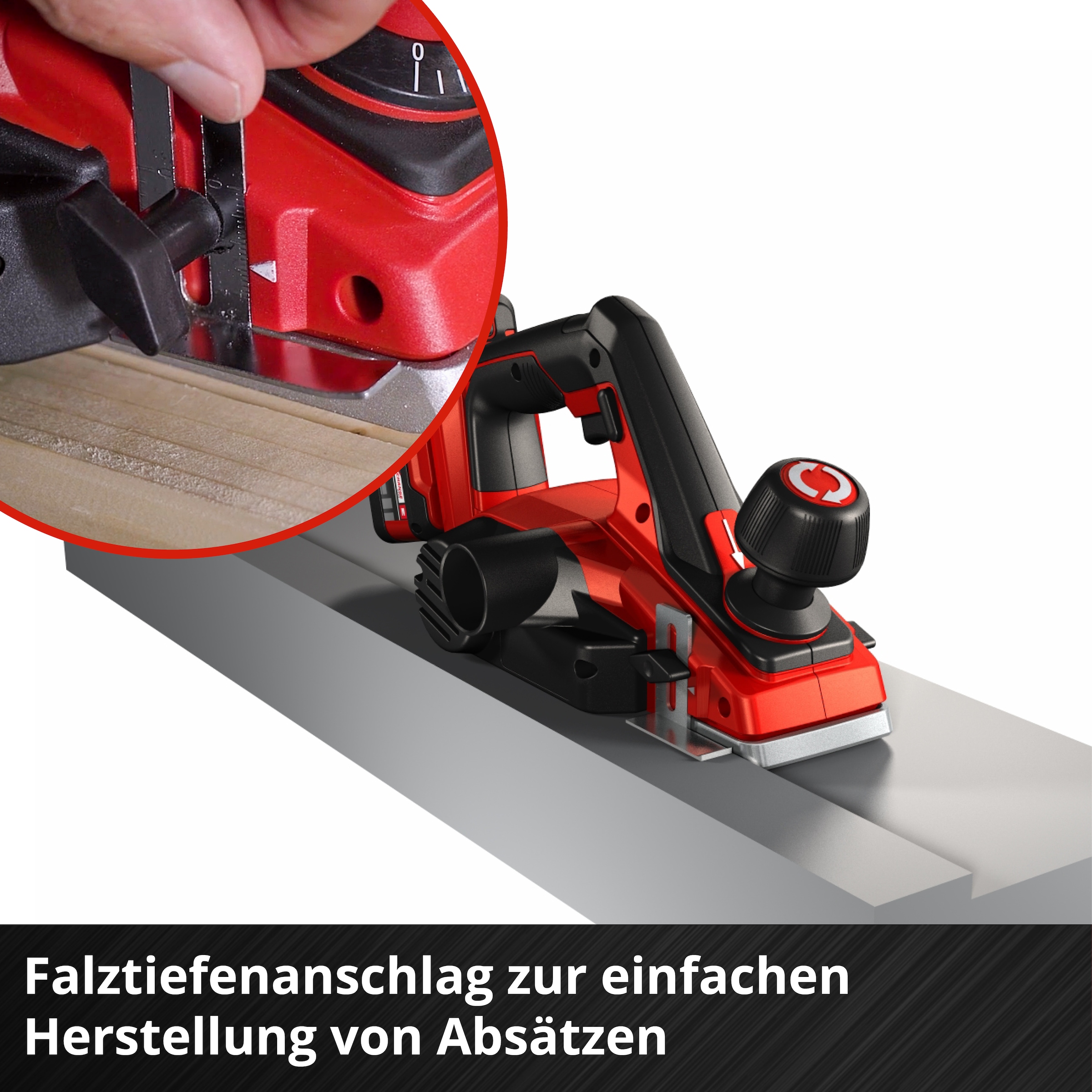 Einhell Akku-Elektrohobel »TE-PL 18/82 Li - Solo«, ohne Akku und Ladegerät