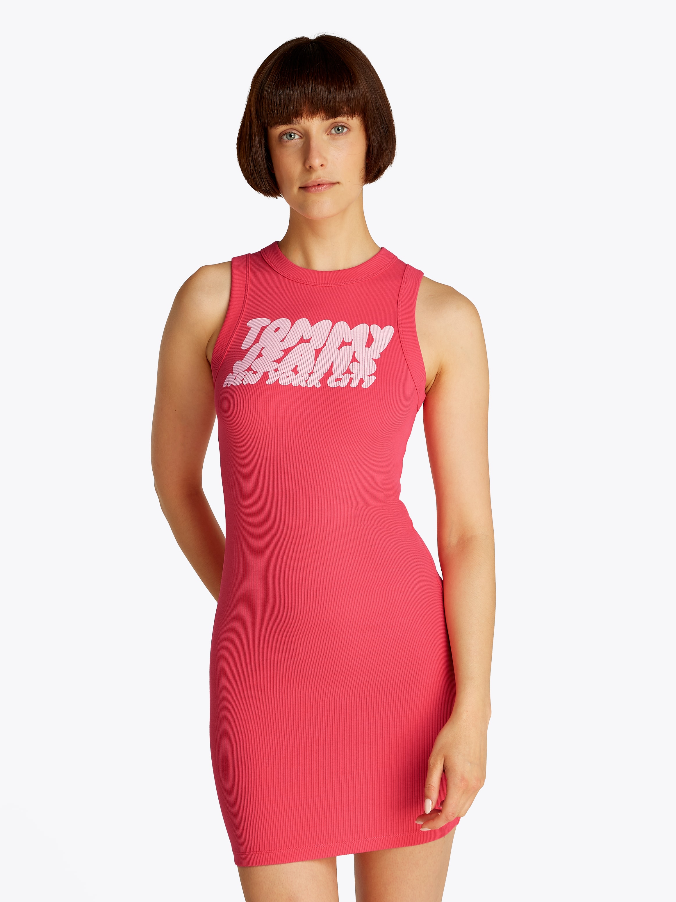 Tommy Jeans Minikleid "TJW TJ BUBBLE TANK DRESS", mit Logodruck günstig online kaufen