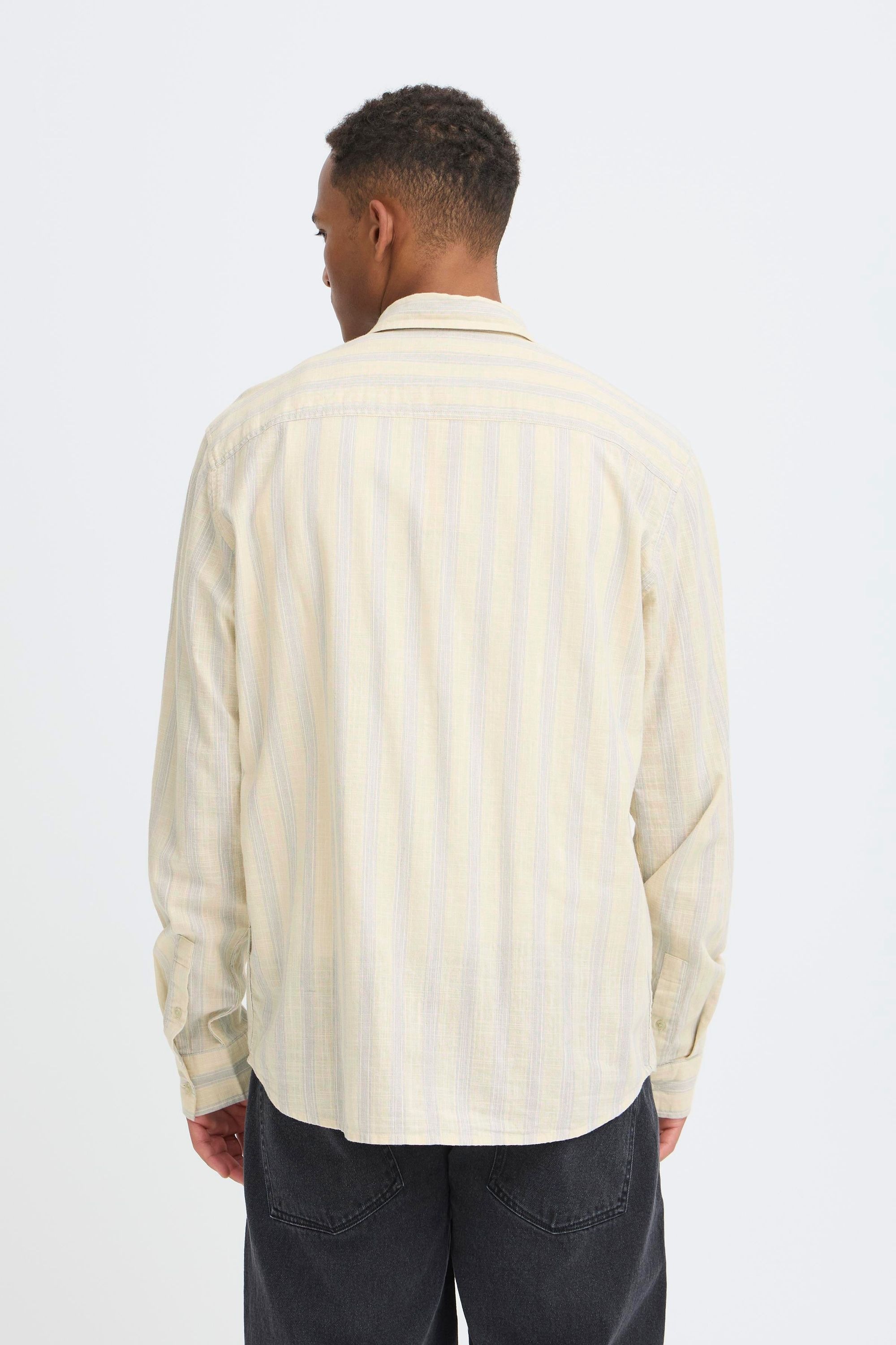 Blend Langarmhemd »BHDaris« Gestreiftes Langarmhemd mit klassischem Hemdkragen