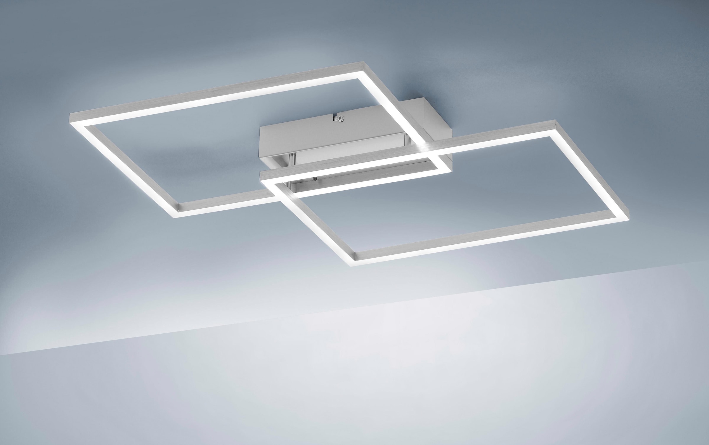 JUST LIGHT Deckenleuchte »IVEN«, 2 flammig, Leuchtmittel LED-Board | LED fest integriert, CCT-Farbtemperaturregelung, Dimmbar über Funkfernbed., Memoryfunktion