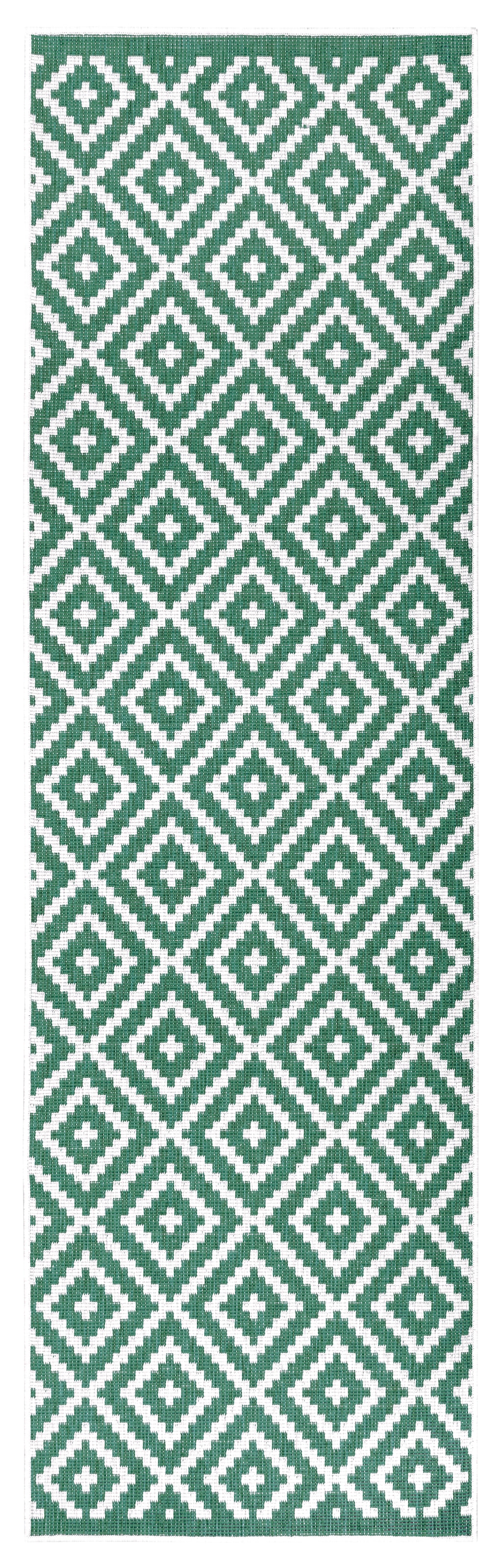 my home Läufer »Ronda Wendeteppich«, rechteckig, 5 mm Höhe, Sisal-Optik, Flachgewebe, In- und Outdoor, geometrisches Boho Design