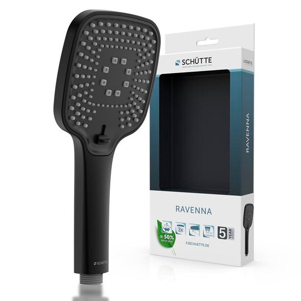 Schütte Handbrause "RAVENNA" 1 Stk. tlg. 3-fach verstellbar / wassersparend günstig online kaufen