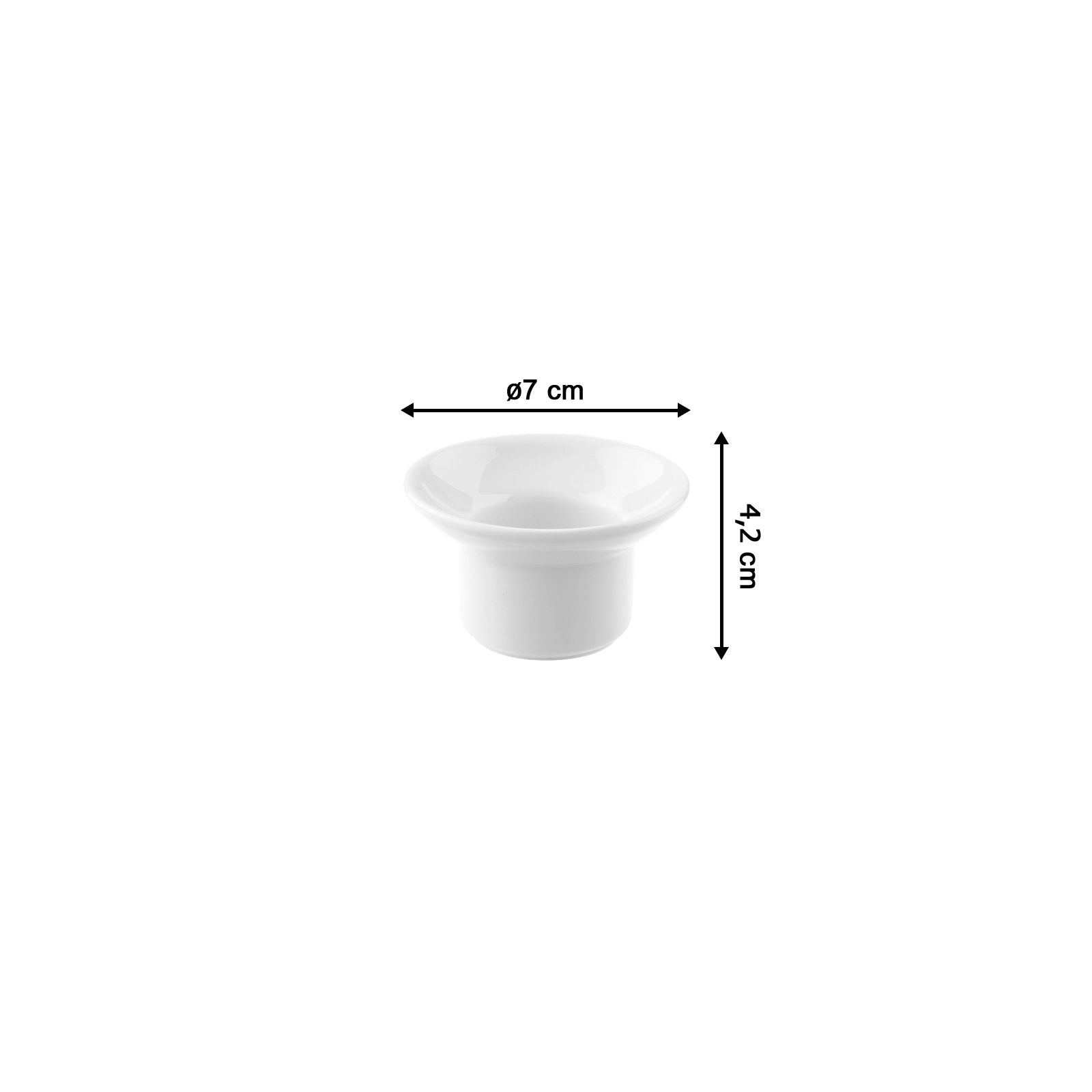 Villeroy & Boch Eierbecher »Eierbecher Royal ø 7 cm 6er Set weiß«