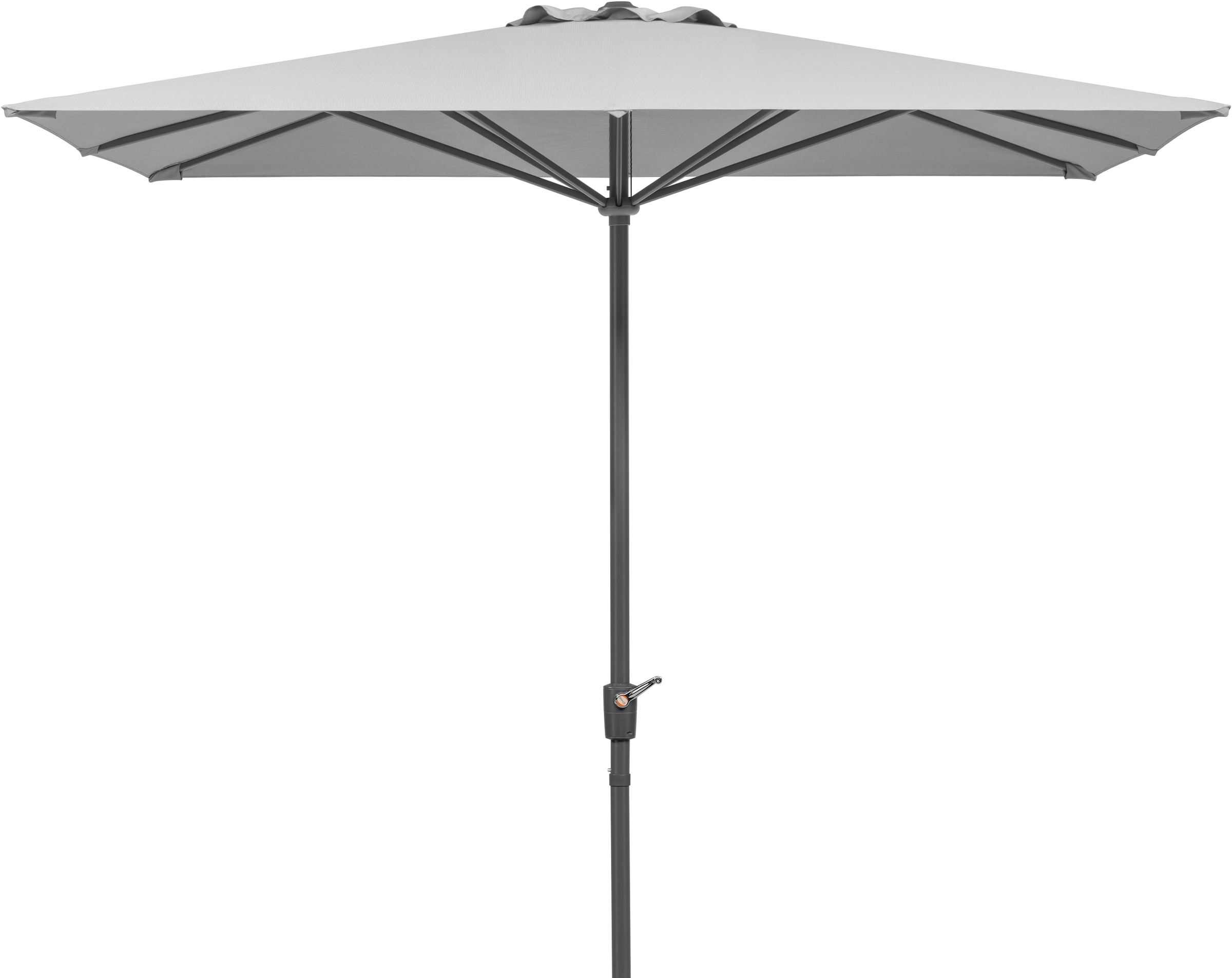 Marktschirm SCHNEIDER SCHIRME "Korsika", natur, Obermaterial: 100% Polyester, Standschirme, 270 x 270 cm