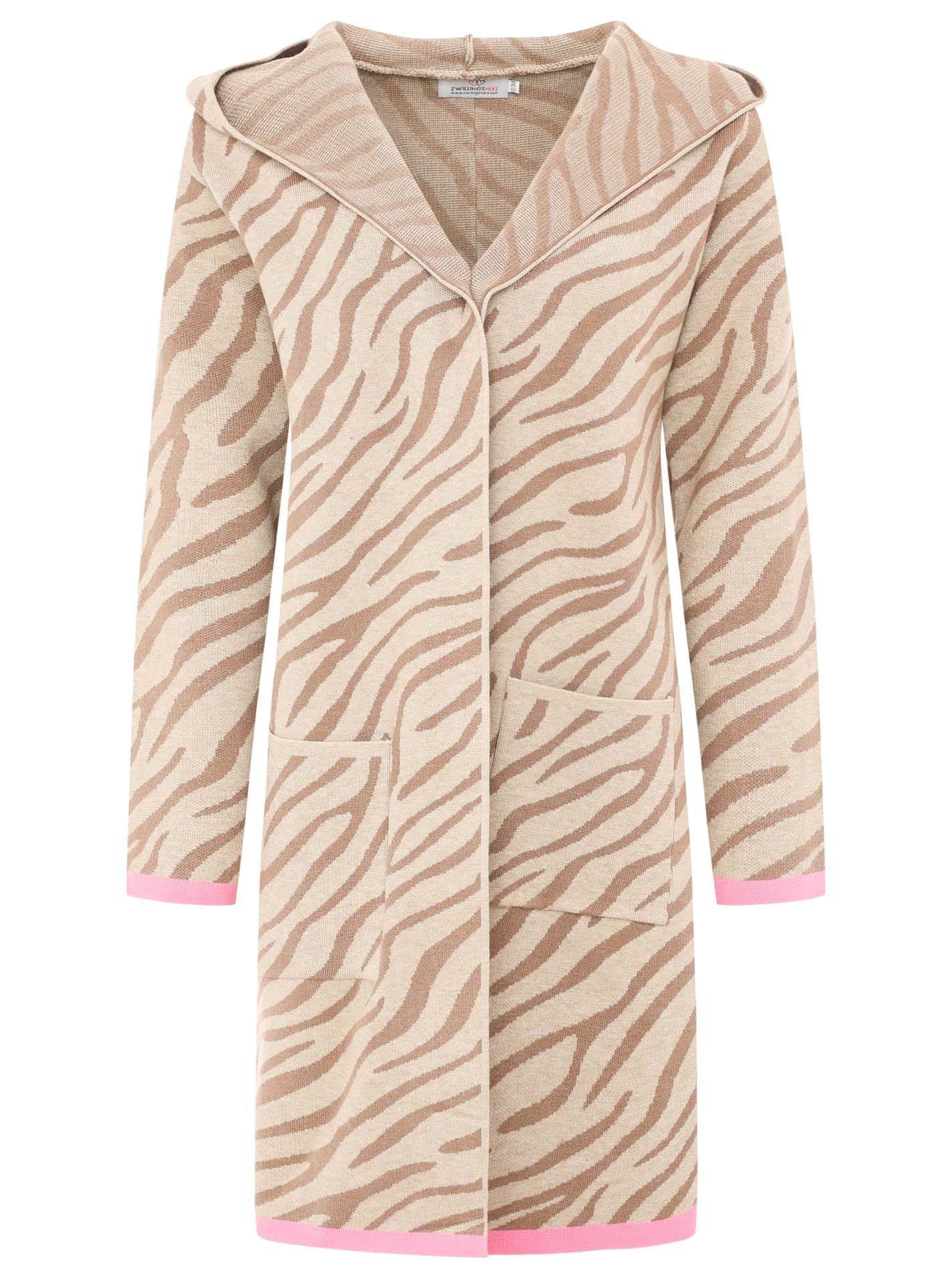 Zwillingsherz Strickjacke »Cardigan "Zebra"«