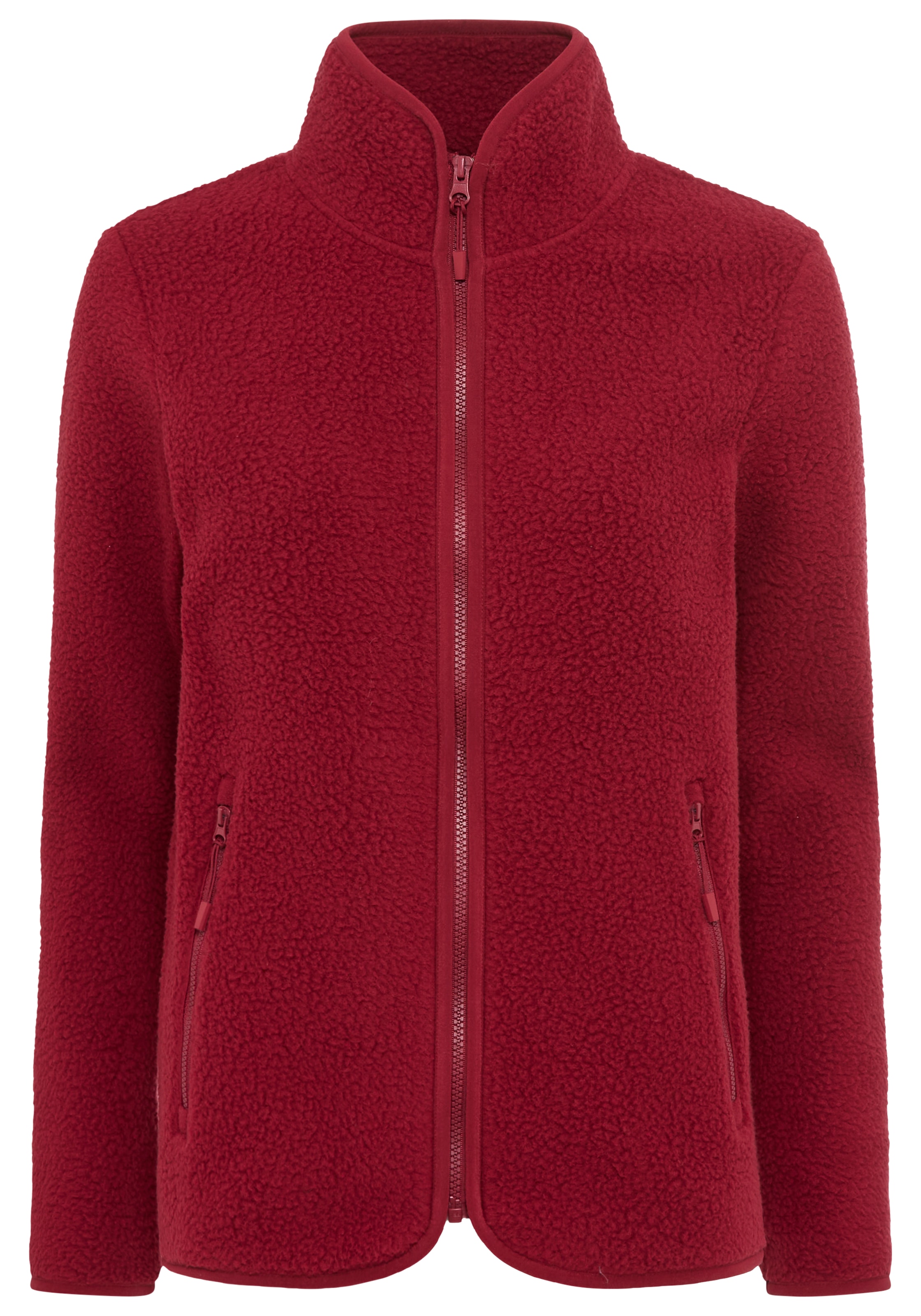 Polarino Fleecejacke, Sherpa Fleece Jacke, Teddy Fell Imitat