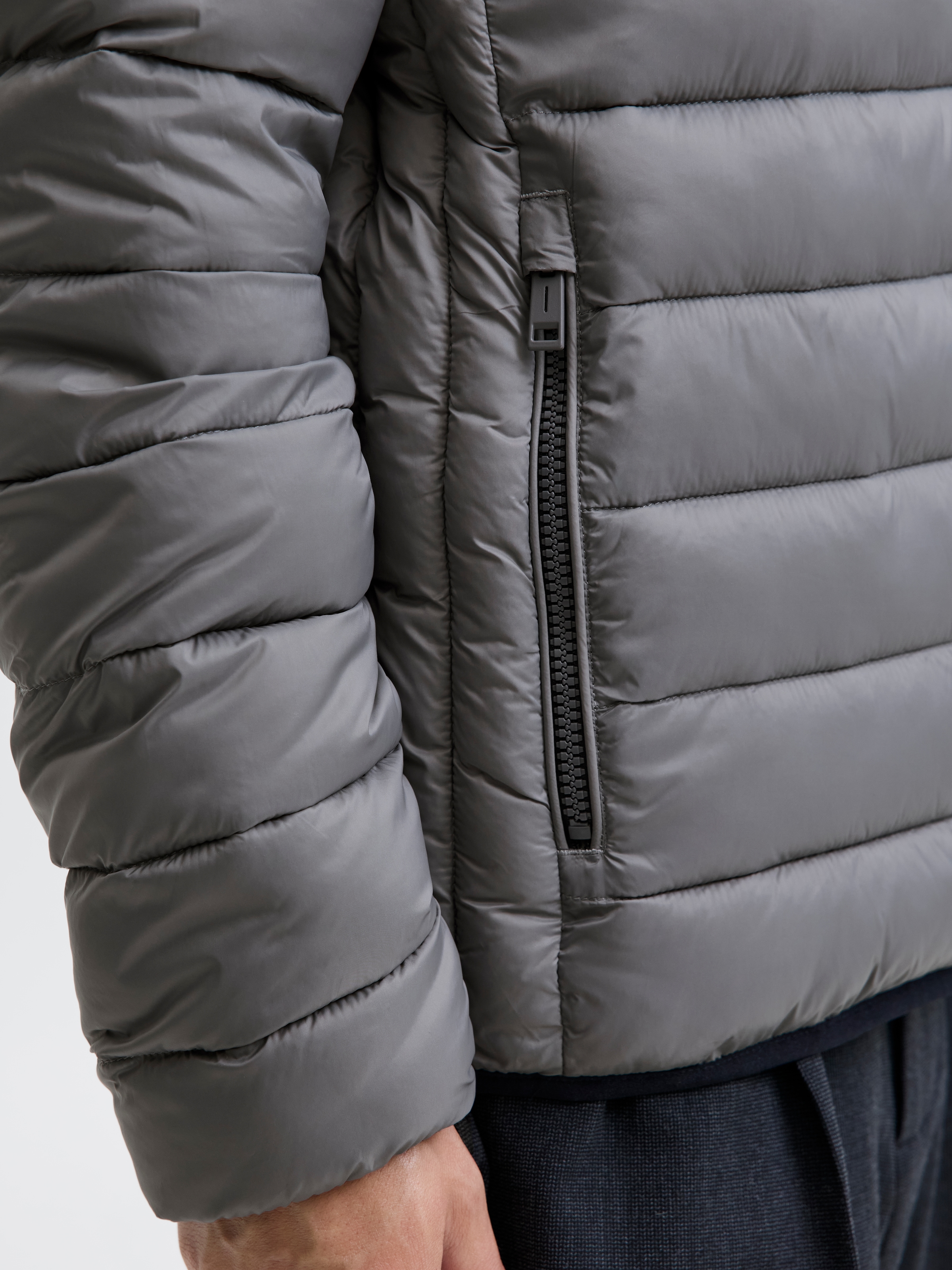 Jack & Jones Steppjacke »JJEBRADLEY LIGHT PUFFER COLLAR NOOS«, ohne Kapuze