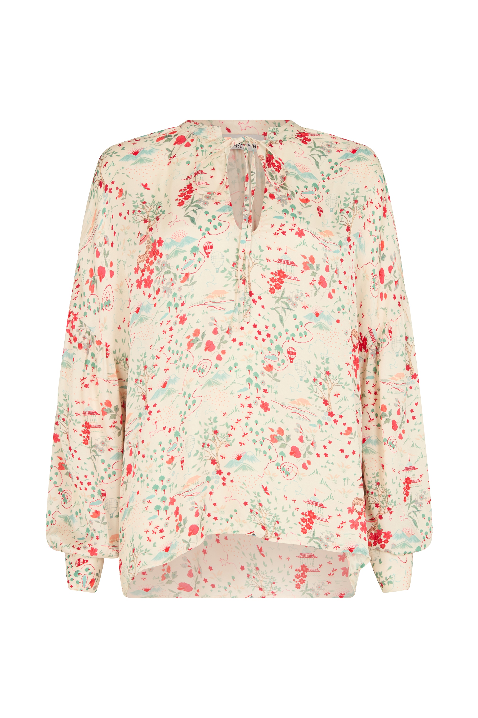 Lily and Lionel Hemdbluse "Rosetti Billowy Sleeves Floral Print Blouse Dame günstig online kaufen