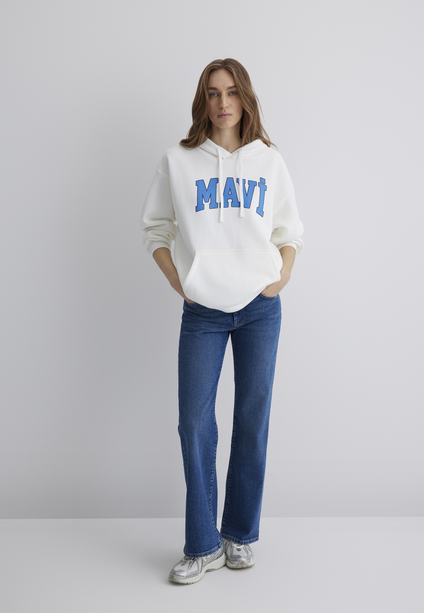 Mavi Kapuzenpullover "MAVI LOGO HOODED SWEATSHIRT", Hoodie günstig online kaufen