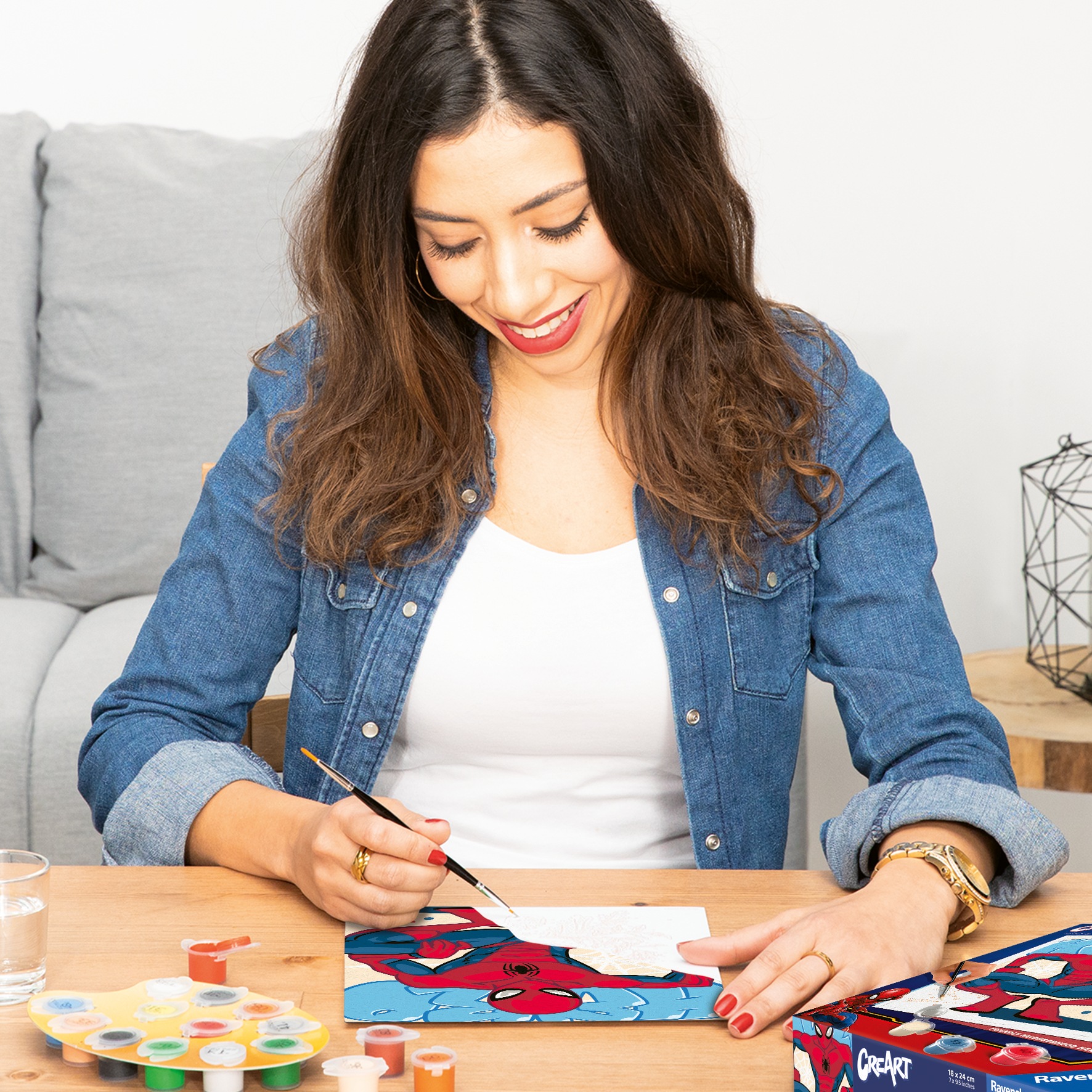 Ravensburger Malen nach Zahlen »CreArt, Adults Trend Marvel Der ultimative Spider-Man« Held der Nachbarschaft; Made in Europe
