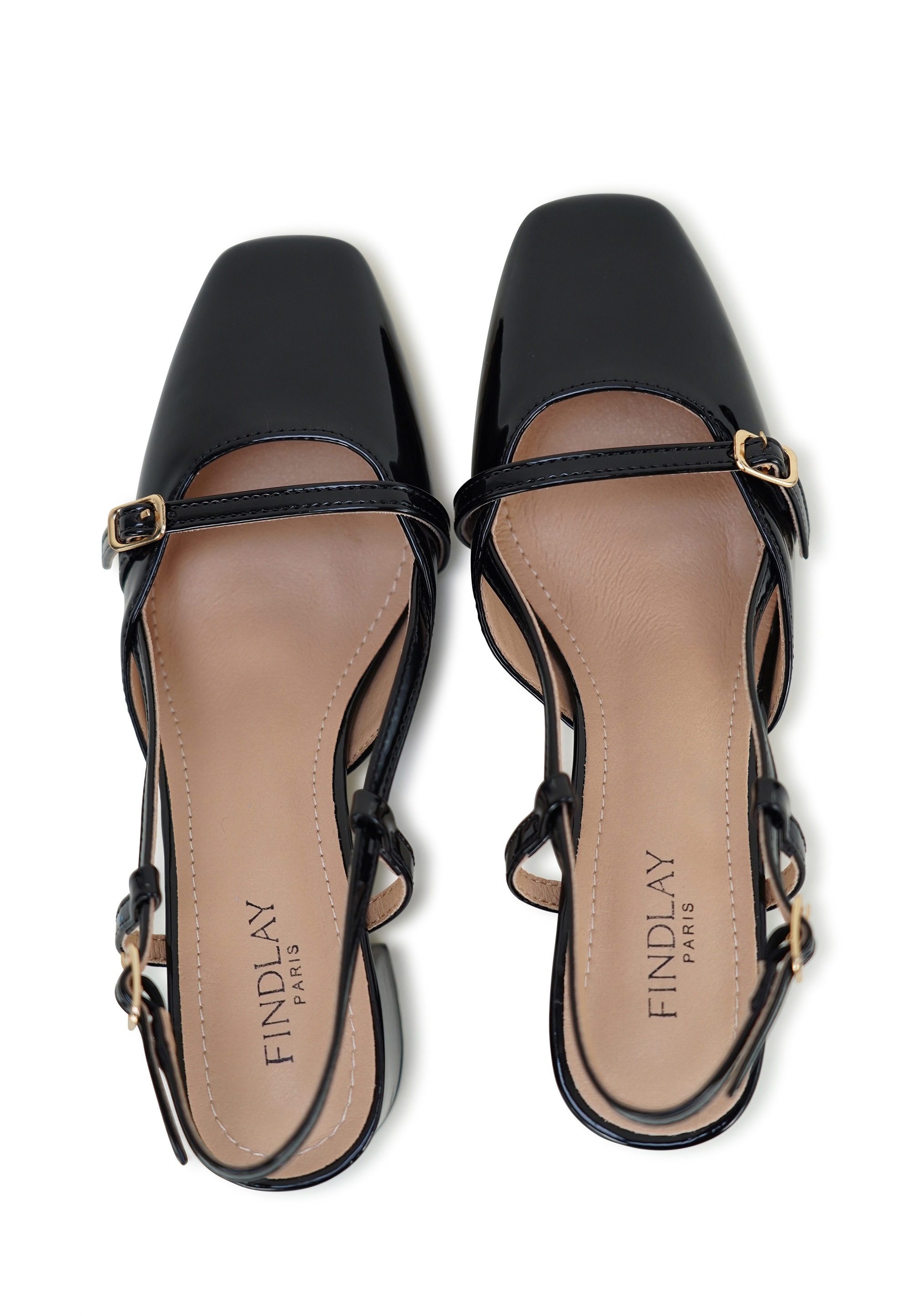 Findlay Pumps »JUNIATA«  in Lack-Optik mit Blockabsatz