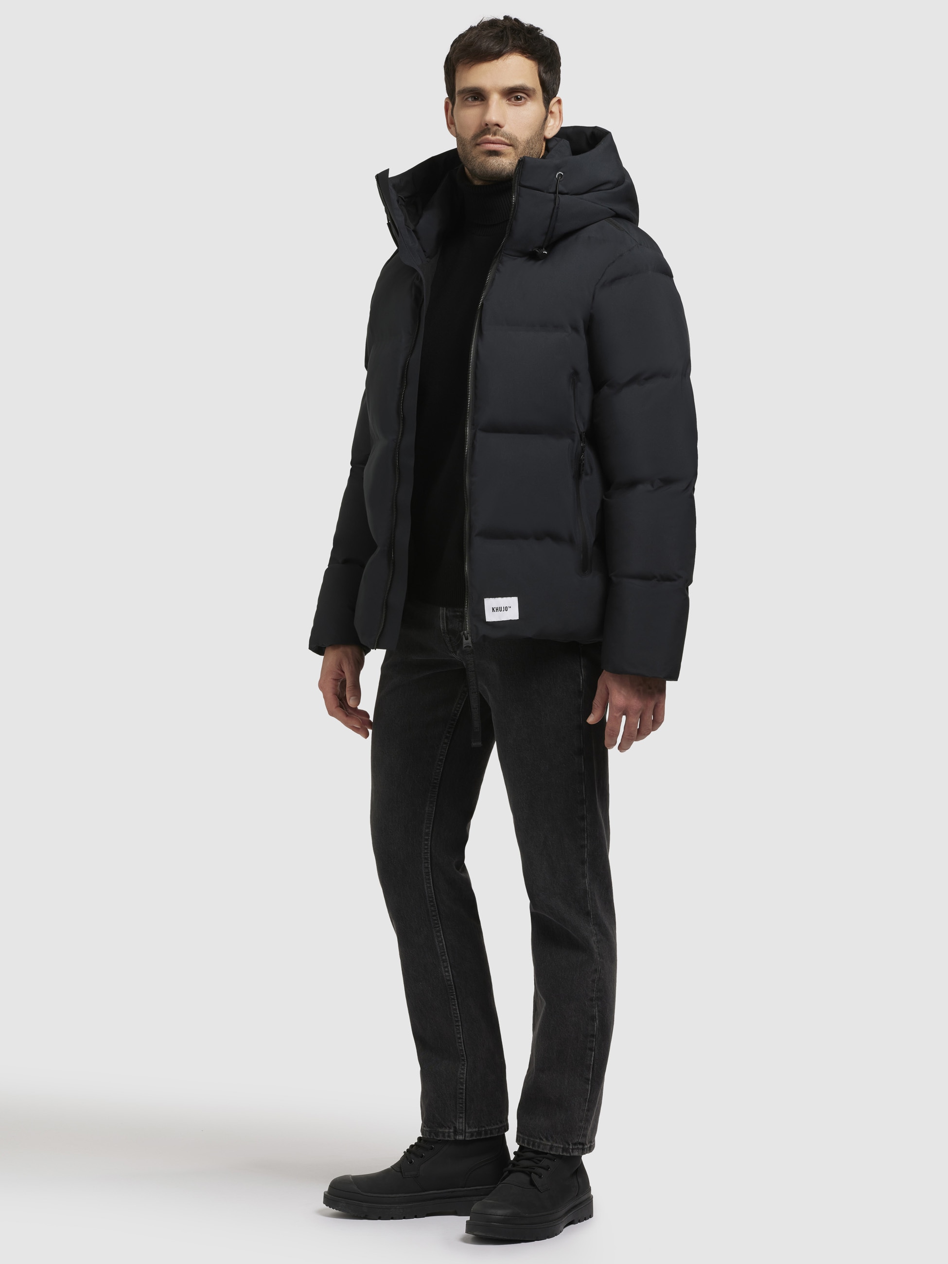 khujo Steppjacke »WESH2«, mit Kapuze