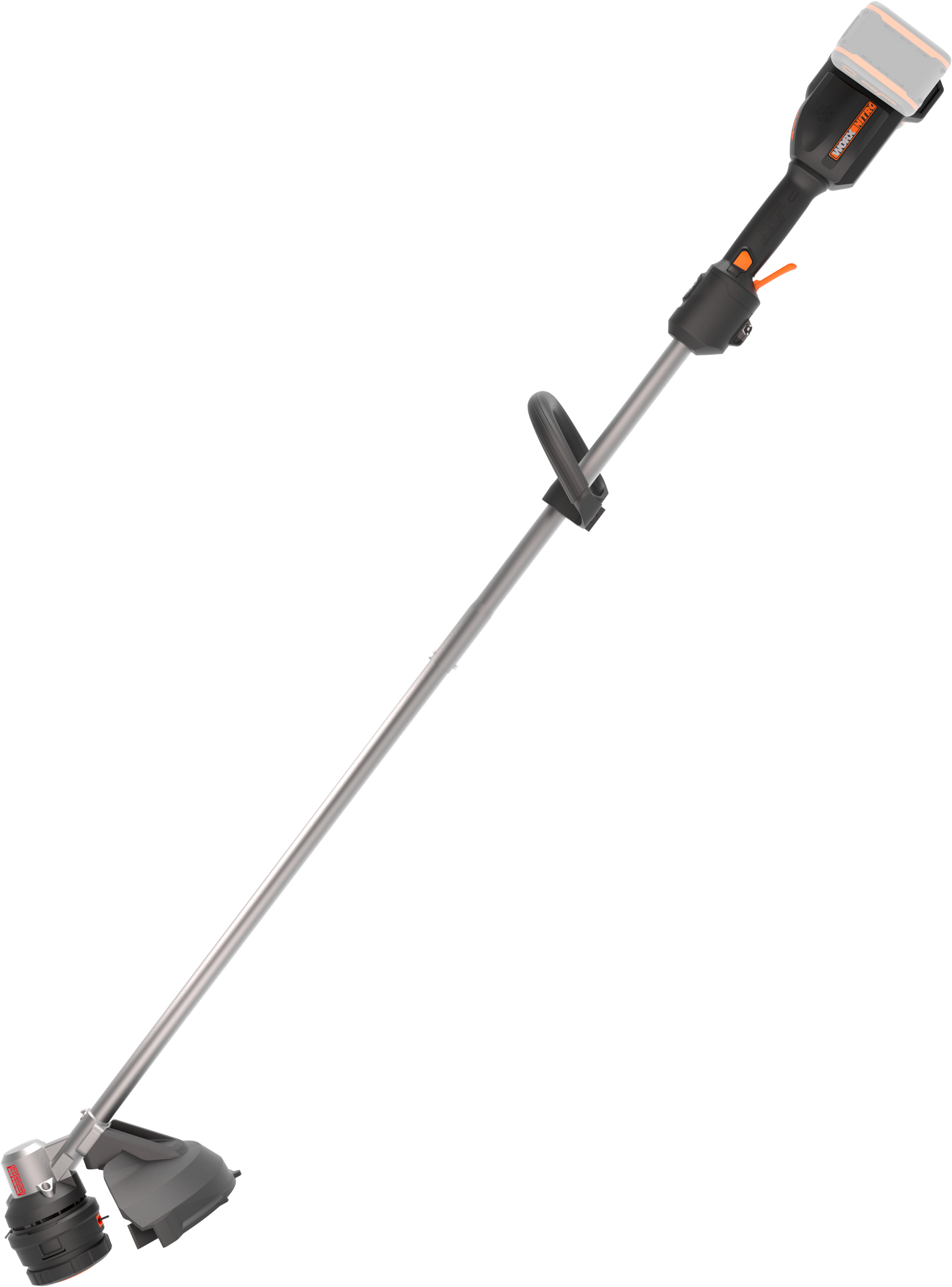 Worx Akku-Rasentrimmer "Nitro WG185E.9", bürstenloser Motor, max. 4m Fadenlänge, ohne Akku und Ladegerät