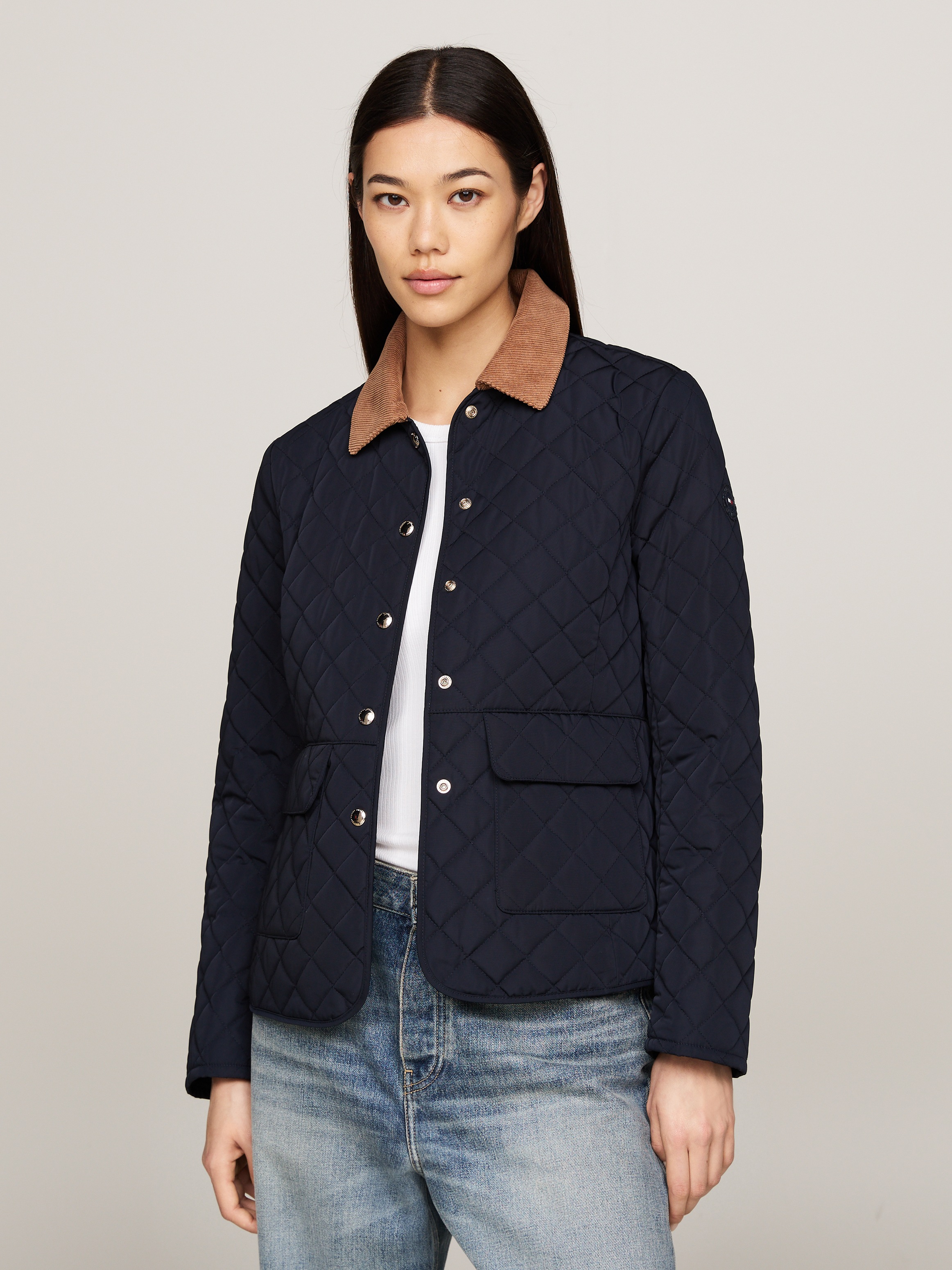 TOMMY HILFIGER Steppjacke su Logoprägung