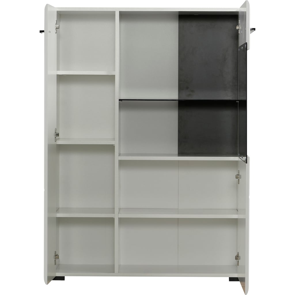 INOSIGN Highboard »Trentino«, Höhe ca. 124 cm, Soft-Close-Funktion, Hochglanzfronten