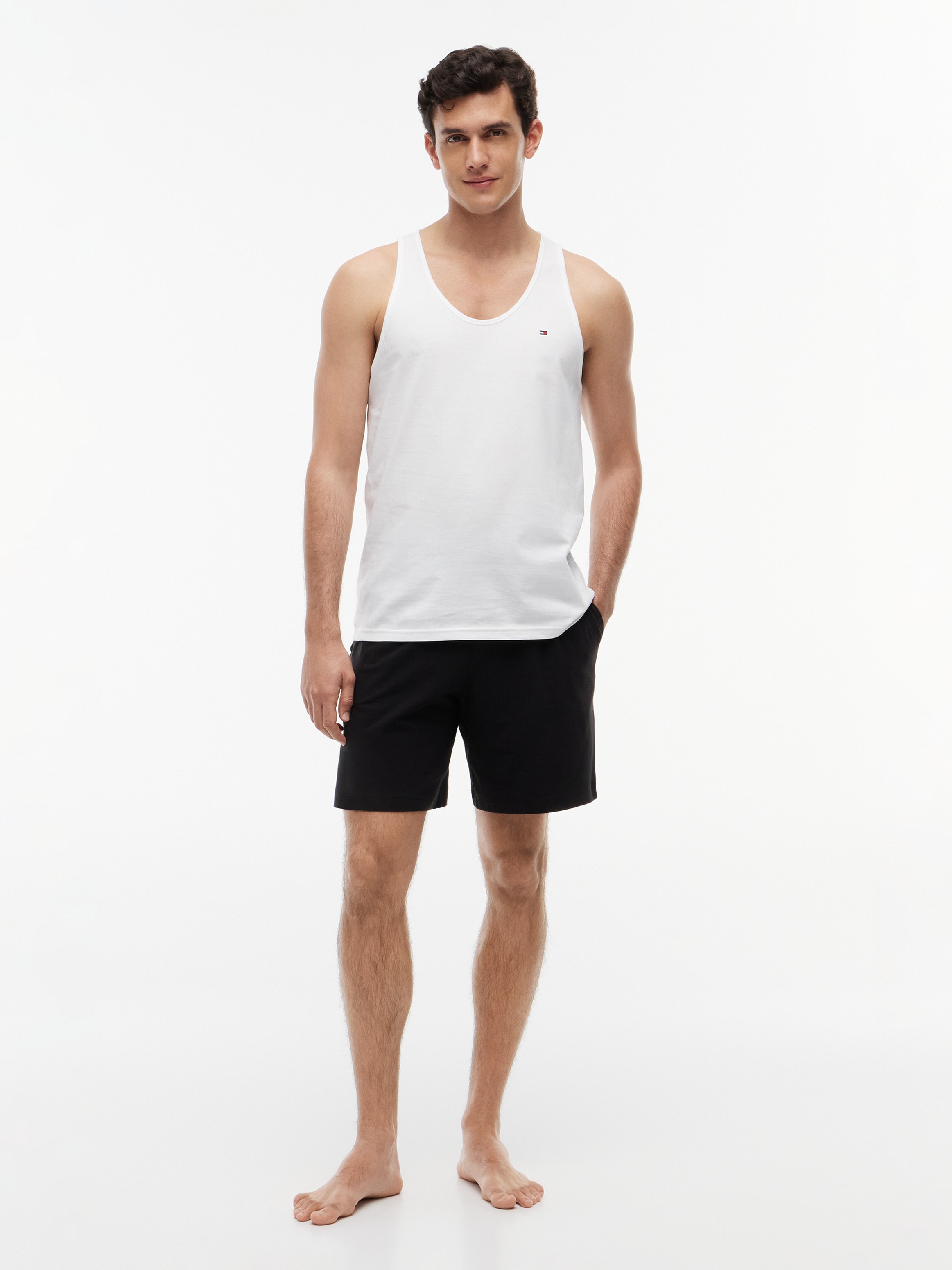 Tommy Hilfiger Underwear Tanktop »3P TANK TOP« Packung, 3er, 3 tlg. mit Logo-Stickerei