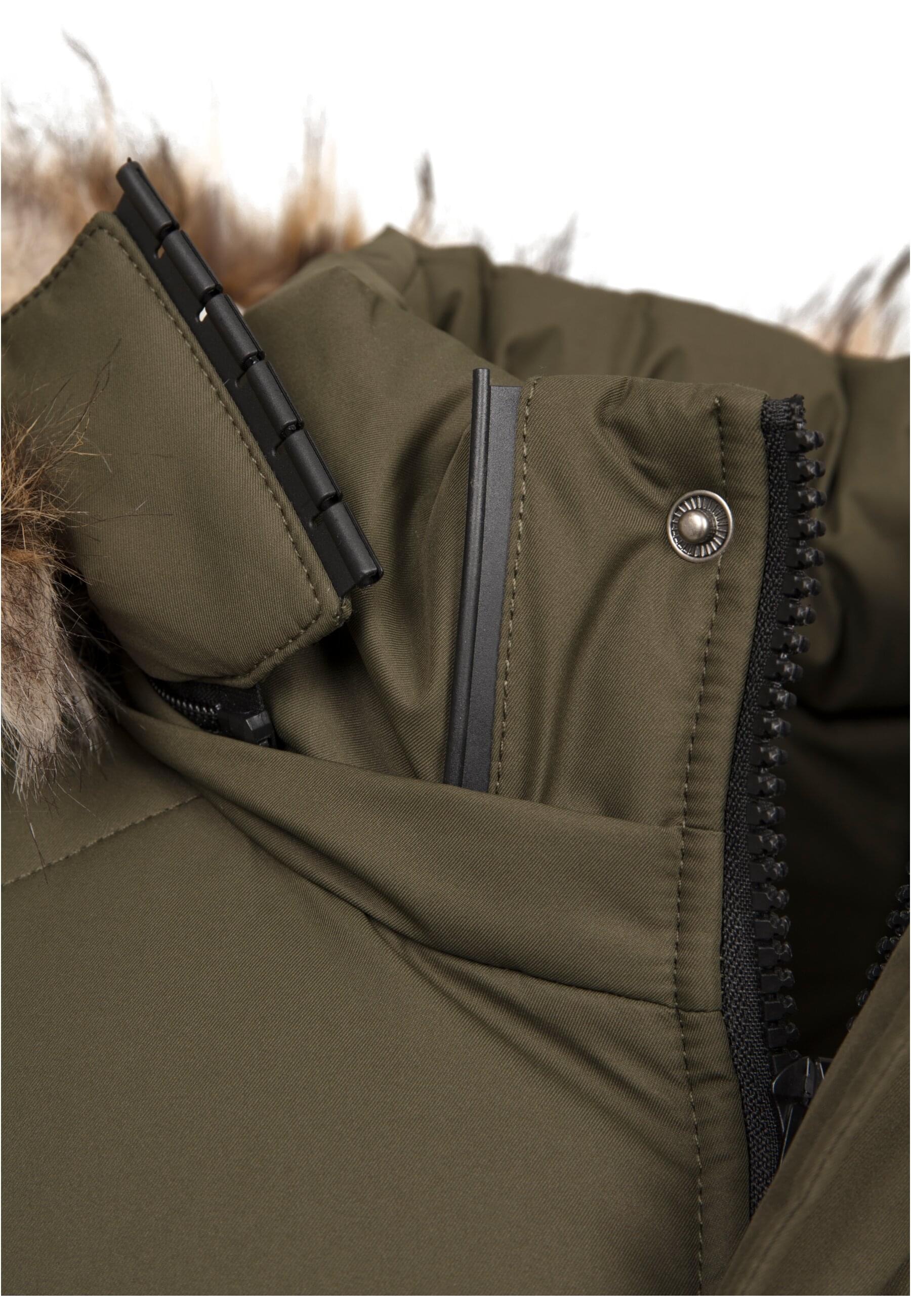 URBAN CLASSICS Winterjacke »Urban Classics Herren Faux Fur Hooded Jacket«, (1 St.), mit Kapuze