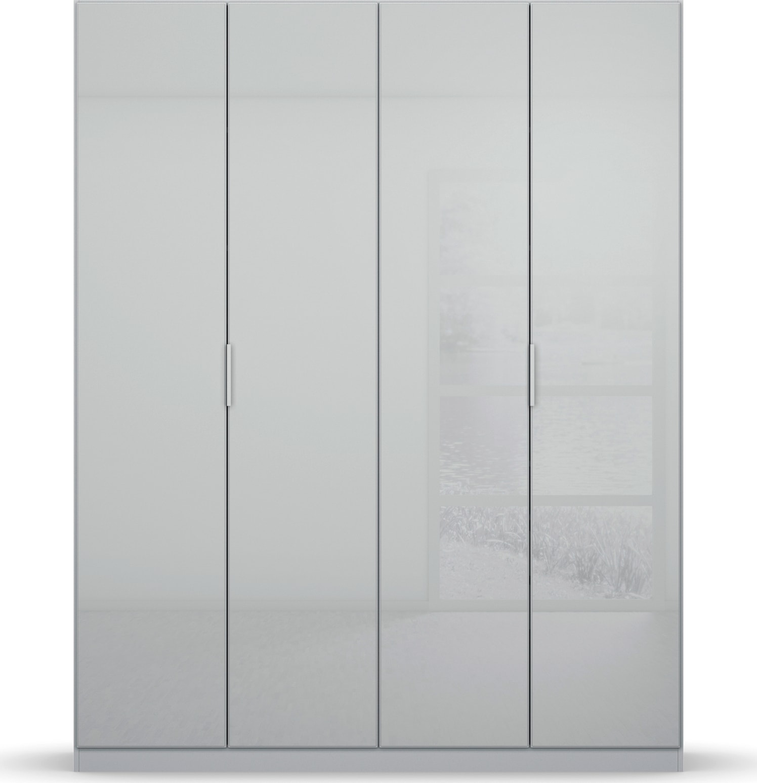 rauch Drehtürenschrank »Kleiderschrank Schrank Garderobe KOLUNA mit hochwertiger Glasfront«, inkl. 2 Innenschubladen sowie extra Einlegeböden MADE IN GERMANY