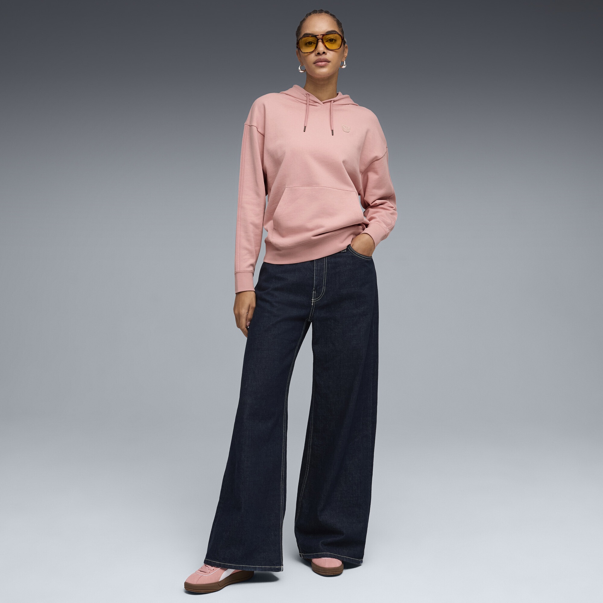 PUMA Essentials Elevated Hoodie Women's Pink XS 3