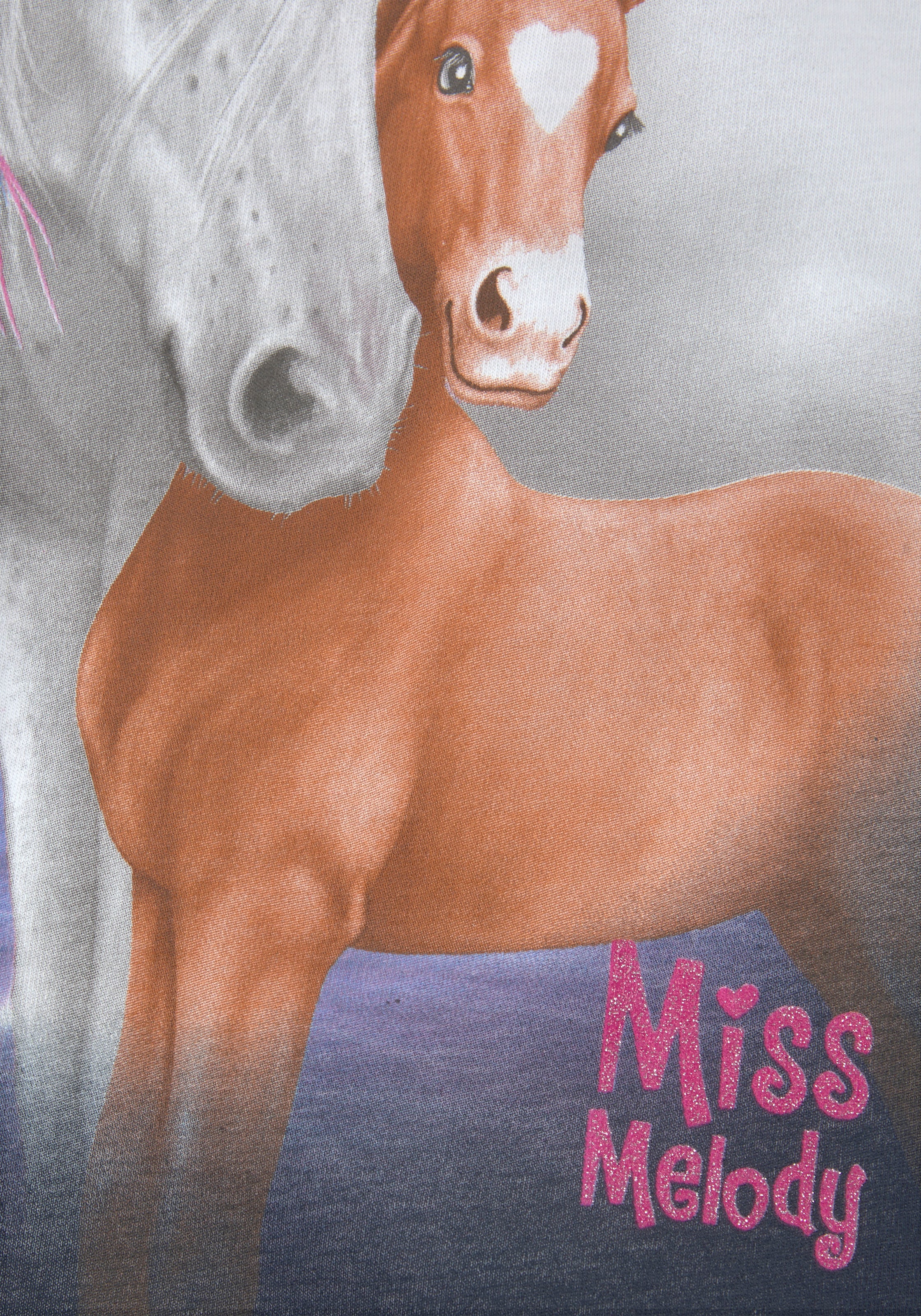 Miss Melody Langarmshirt & Leggings, (Set, 2 tlg.), mit tollen  Pferdedrucken kaufen | BAUR