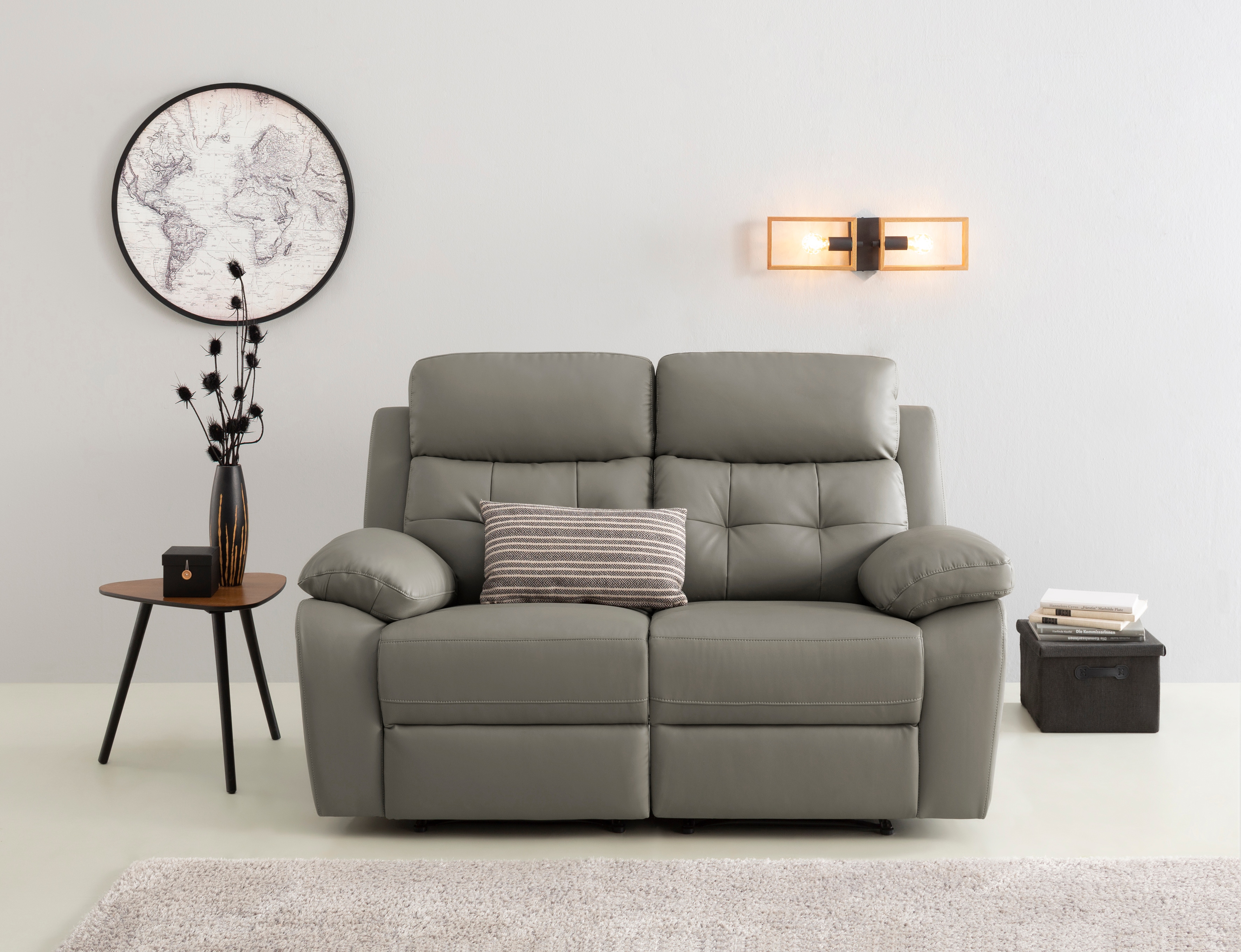 OTTO home 2-Sitzer "Lannilis" mit manueller und elektrischer Relaxfunktion
