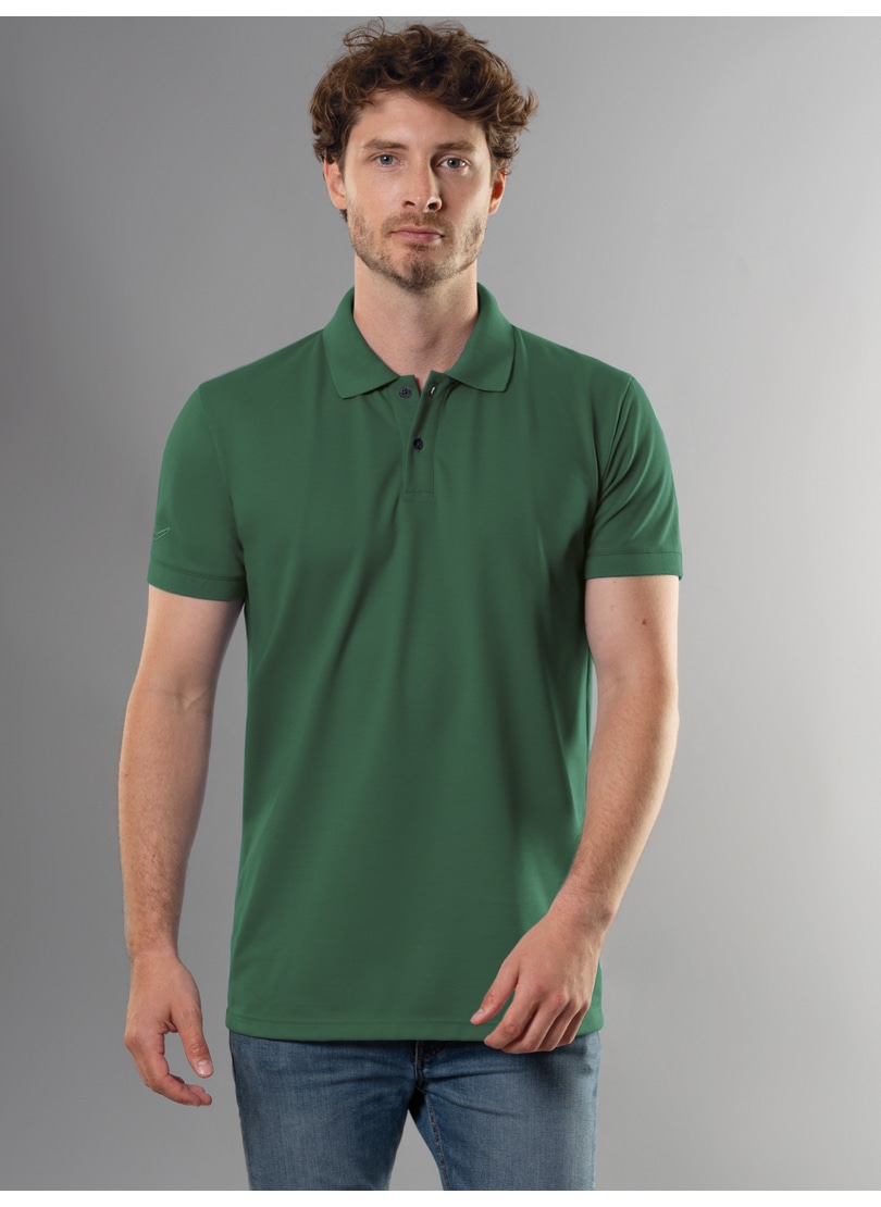 Trigema Poloshirt »TRIGEMA Slim Fit Poloshirt aus DELUXE-Piqué«, (1 tlg.)