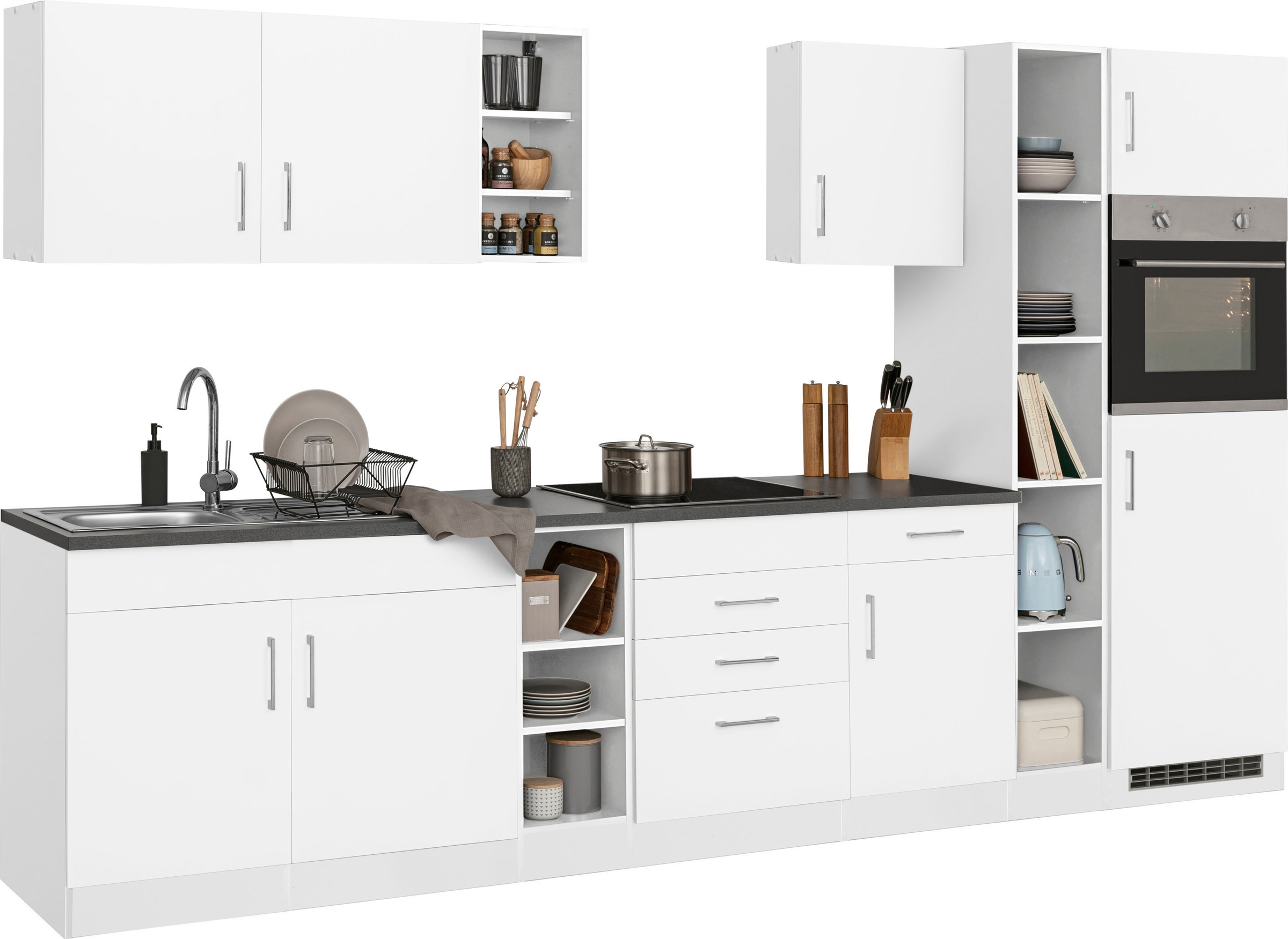 KOCHSTATION Küchenzeile "KS-Paris – Küchen mit einzigartigen Fotomotiven au günstig online kaufen