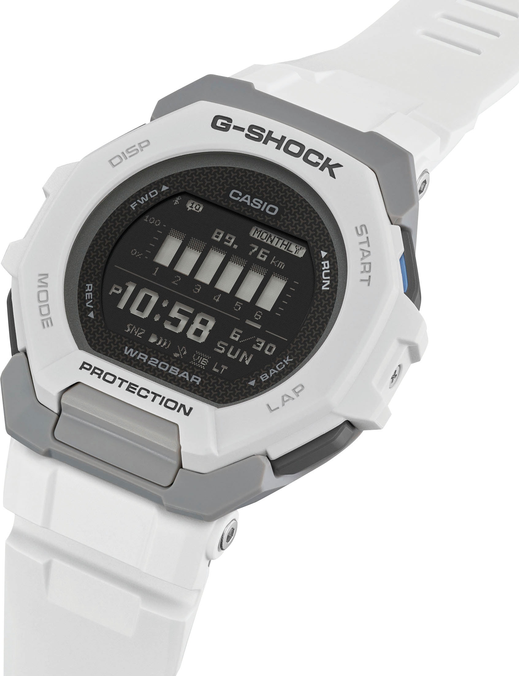 CASIO G-SHOCK Smartwatch, Armbanduhr, Herrenuhr, Bluetooth, bis 20 bar wasserdicht)