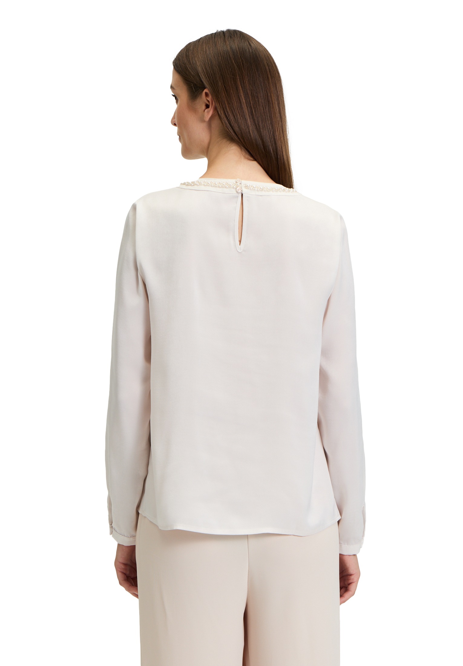 Betty&Co Schlupfbluse »Betty & Co Damen Schlupfbluse mit Perlen«