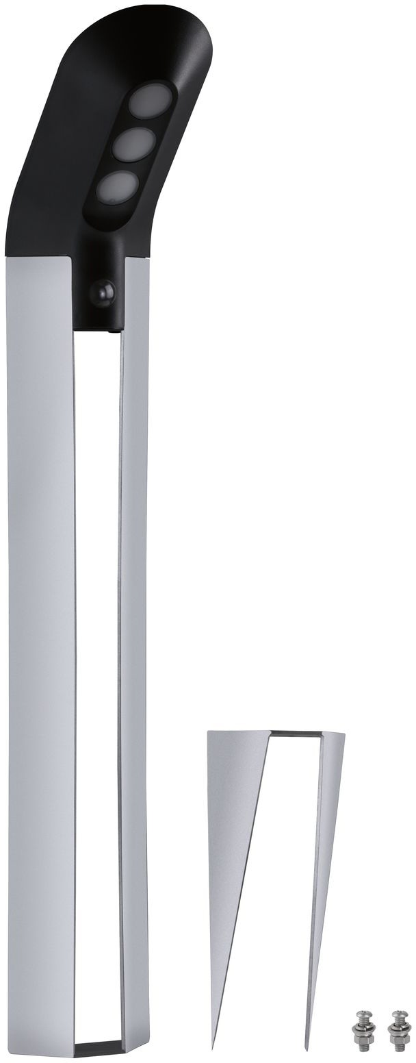 Paulmann LED Pollerleuchte Soley, LED-Board, 1 St., Warmweiß, Outdoor Solar ZigBee