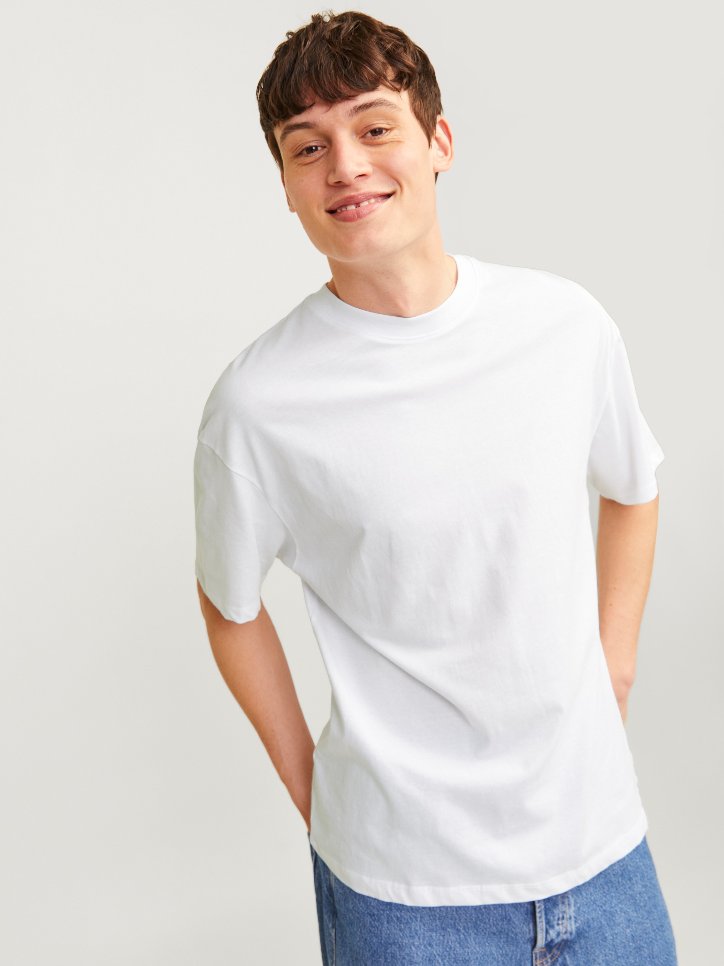 Jack & Jones Rundhalsshirt "JJEBRADLEY TEE SS O-NECK 2PK MP NOOS" Packung, günstig online kaufen