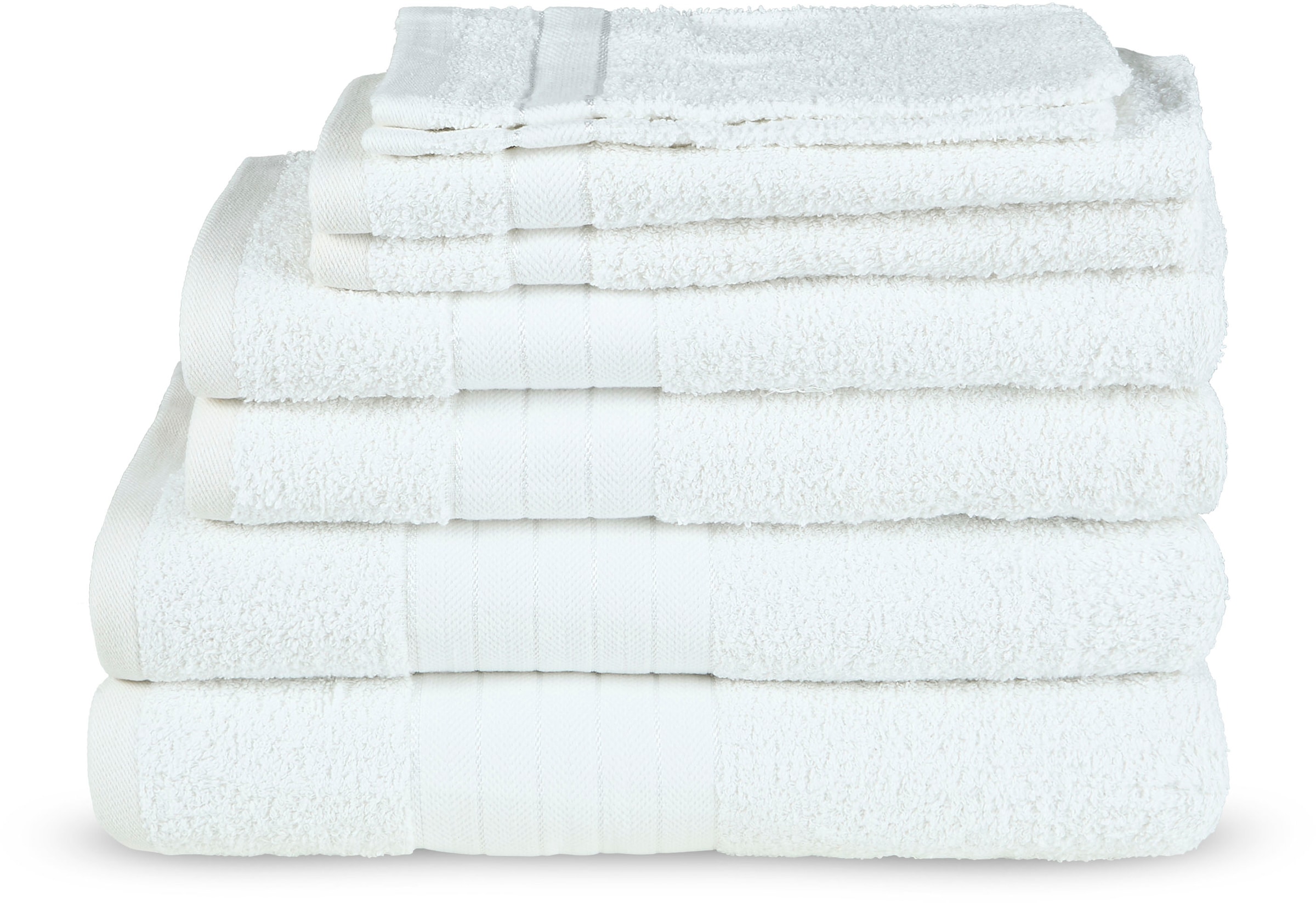 Emotion Handtuch Set "Uni" Baumwolle, Walkfrottee, Bordüre, 500 GSM, Einfar günstig online kaufen