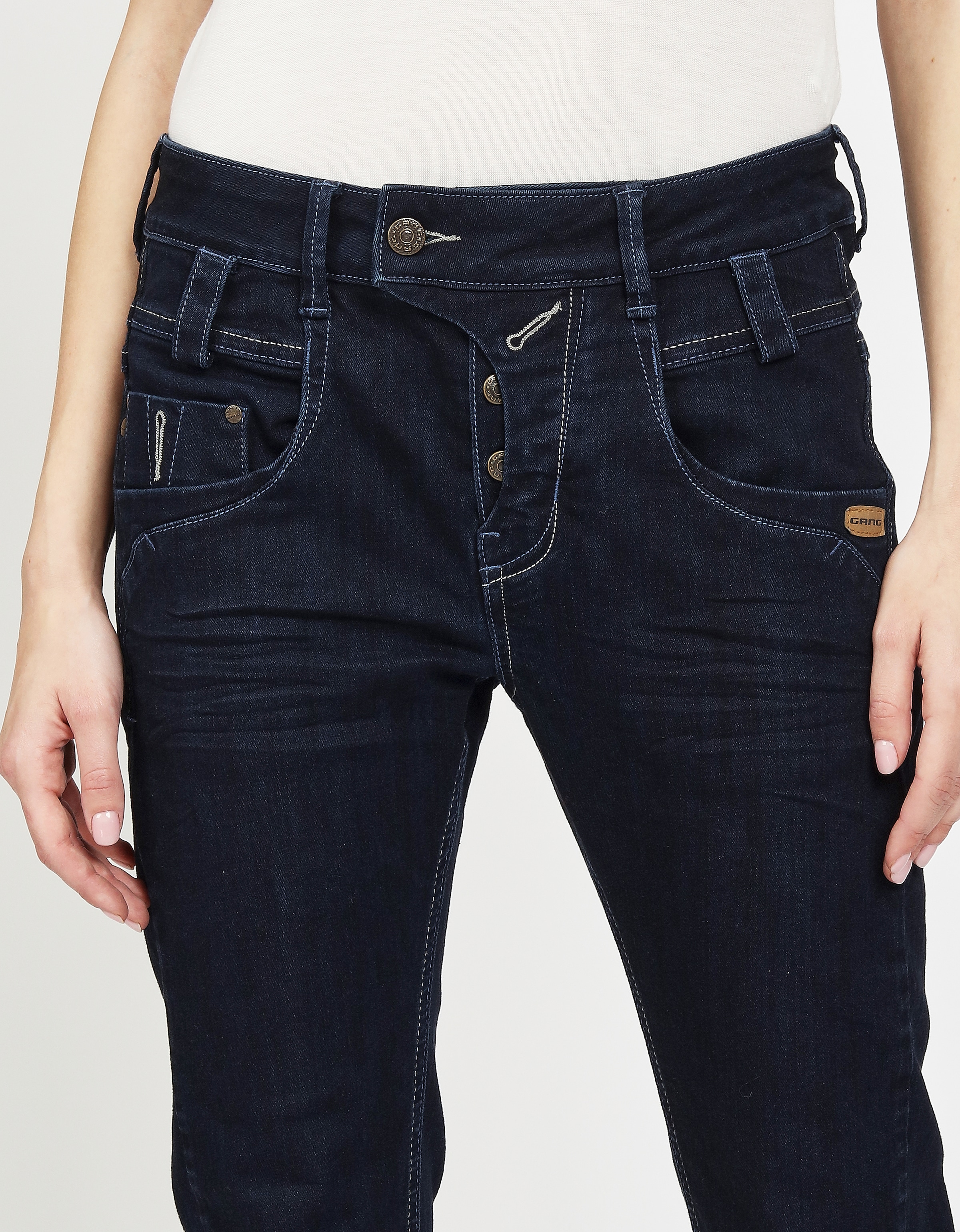 GANG Slim-fit-Jeans »94MARGE«, mit besonderem 4-Knopf-Verschluss