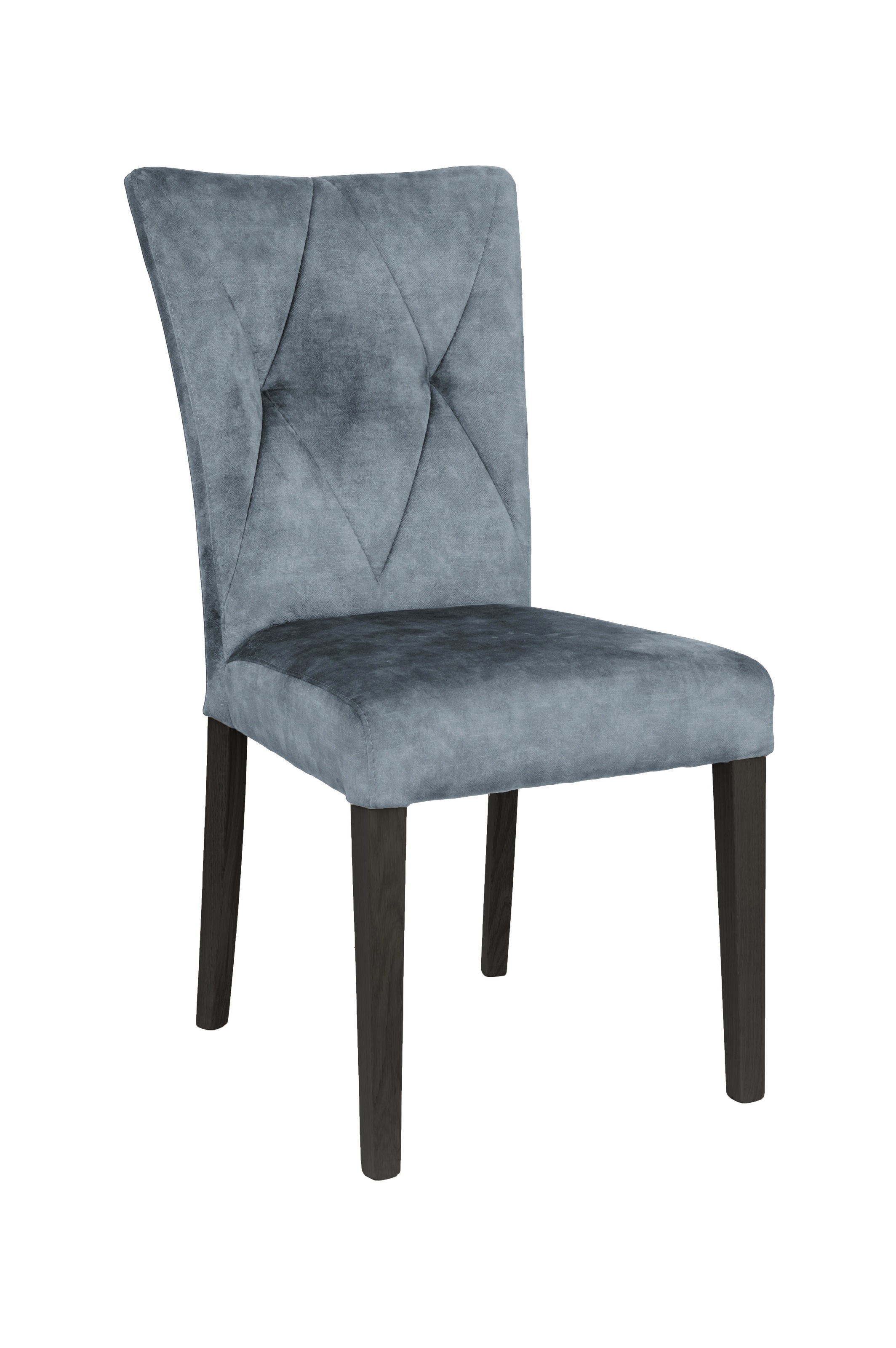 Home affaire 4-Fußstuhl "Diamond" (Set) 2 Stk. Samtvelours Sitz und Ruecken günstig online kaufen