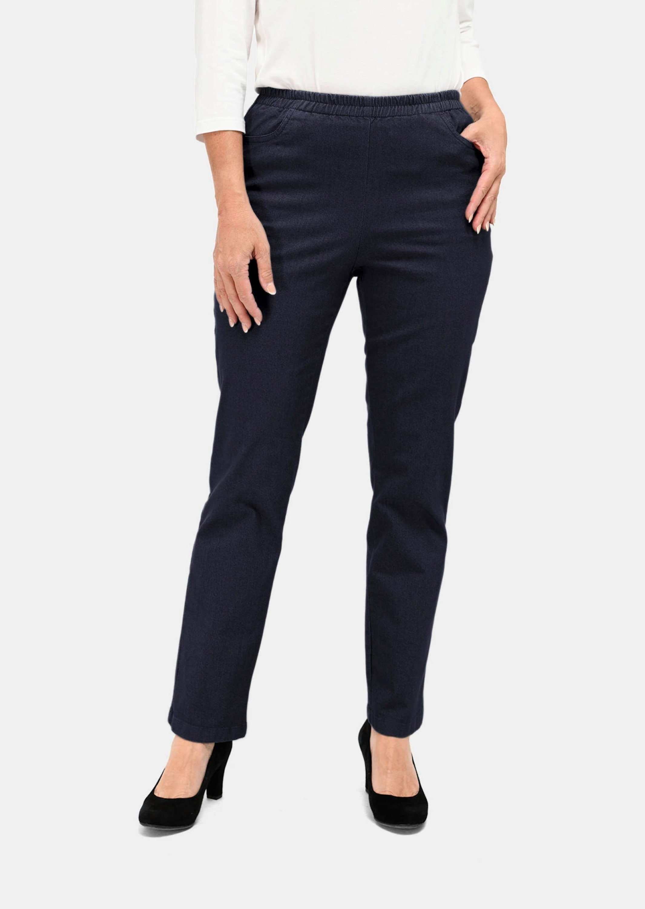 GOLDNER Regular-fit-Jeans »Jeansschlupfhose LOUISA Bequeme Jeansschlupfhose LOUISA«