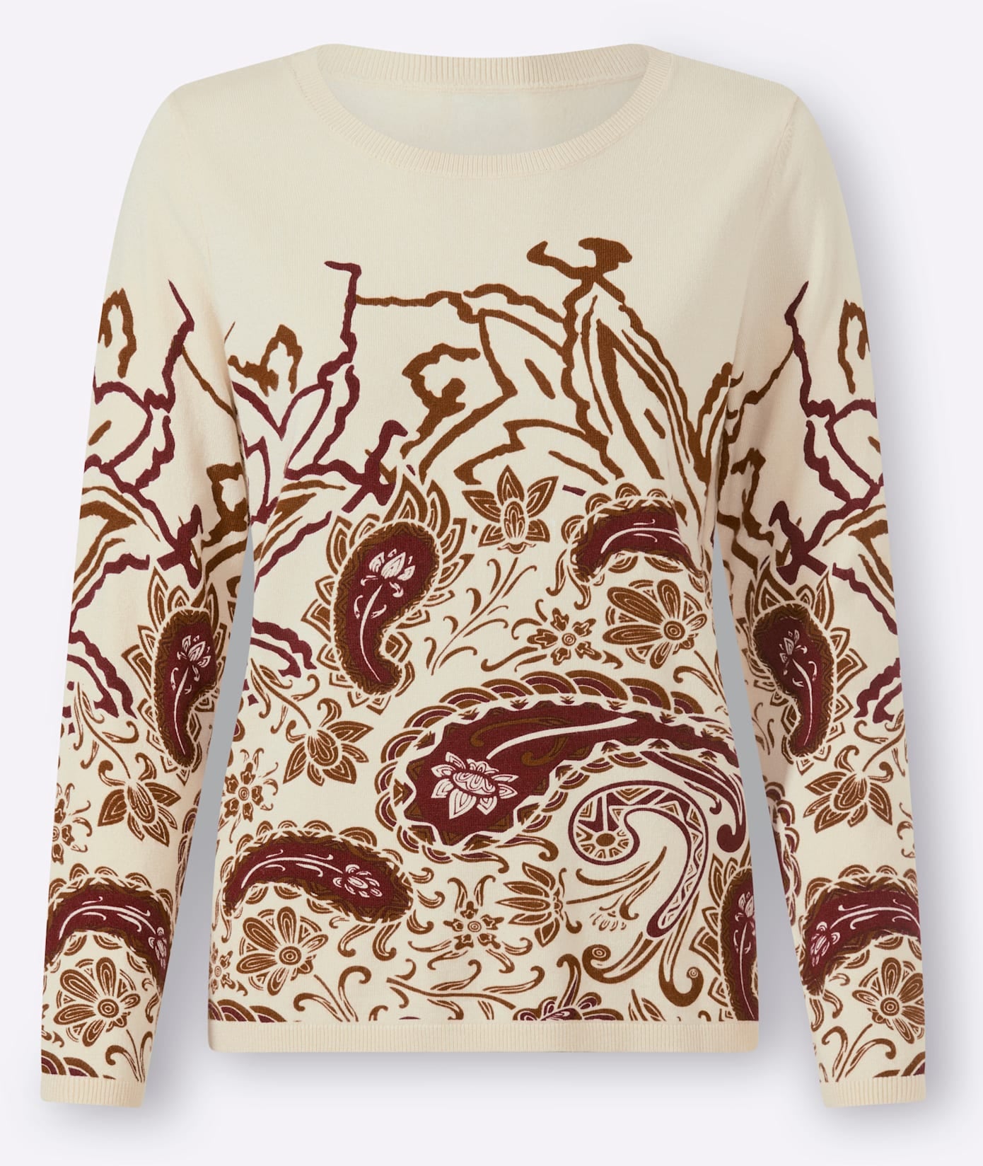 heine Strickpullover »Druck-Pullover«