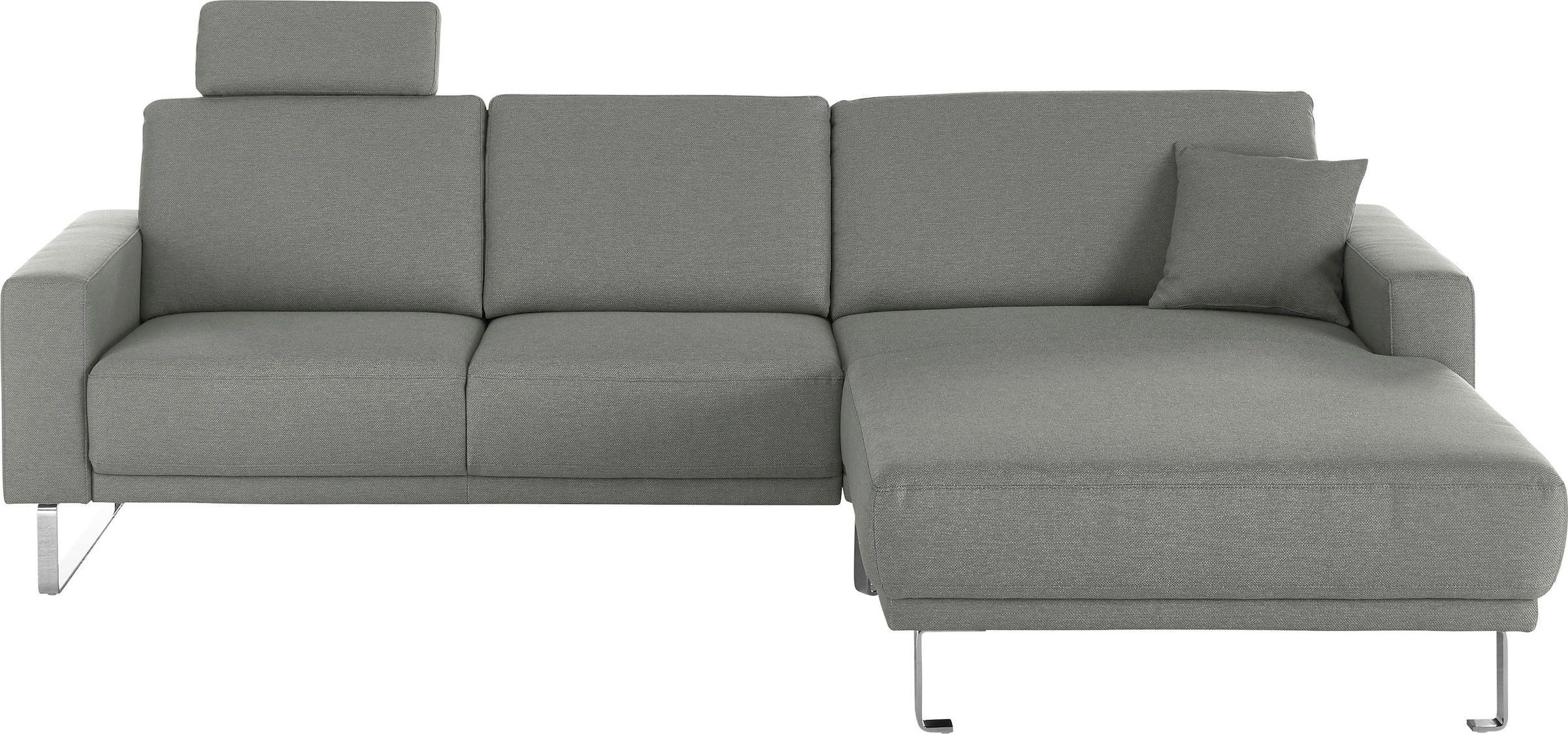 Home affaire Ecksofa "Apiro bequem & edel, Breite 278cm, Komfortsitzhöhe, L-Form"
