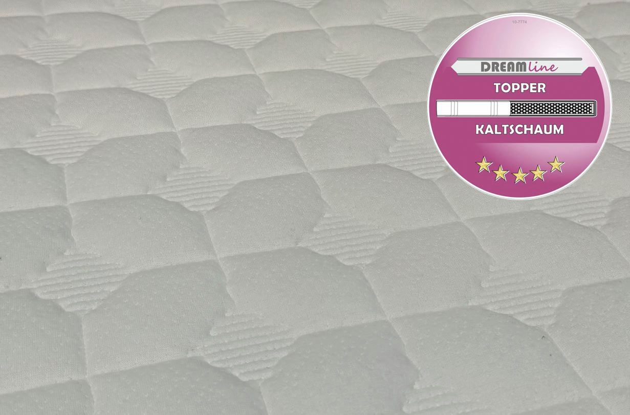Jockenhöfer Gruppe Boxspringbett »CAPELLO, inkl. Taschenfederkernmatratze H3-H4 und 6cm Kaltschaumtopper« Bezug: Flachgewebe, 160x200 oder 180x200 cm